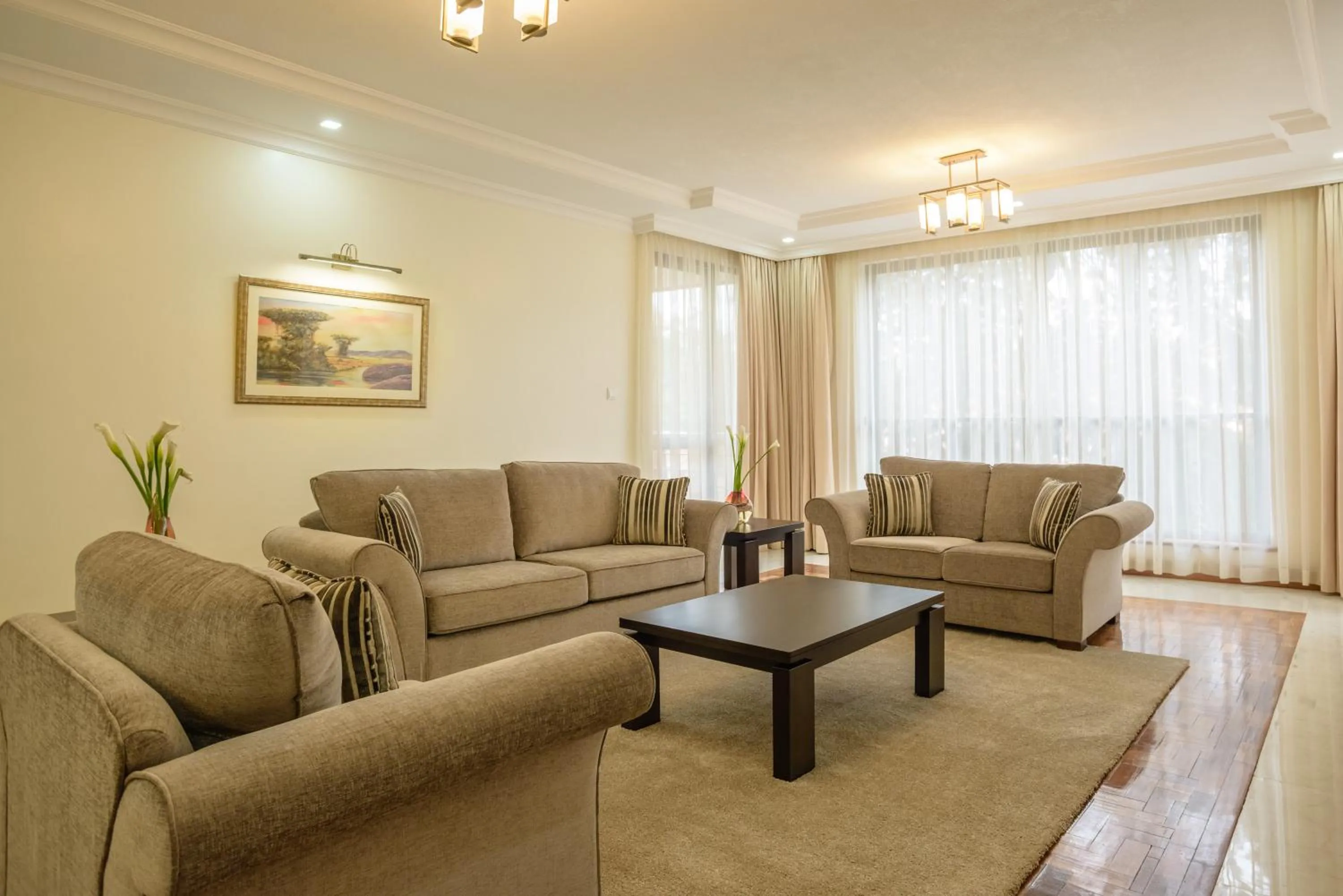 Living room in GemSuites Riverside Serviced Apartments and Hotel, Nairobi