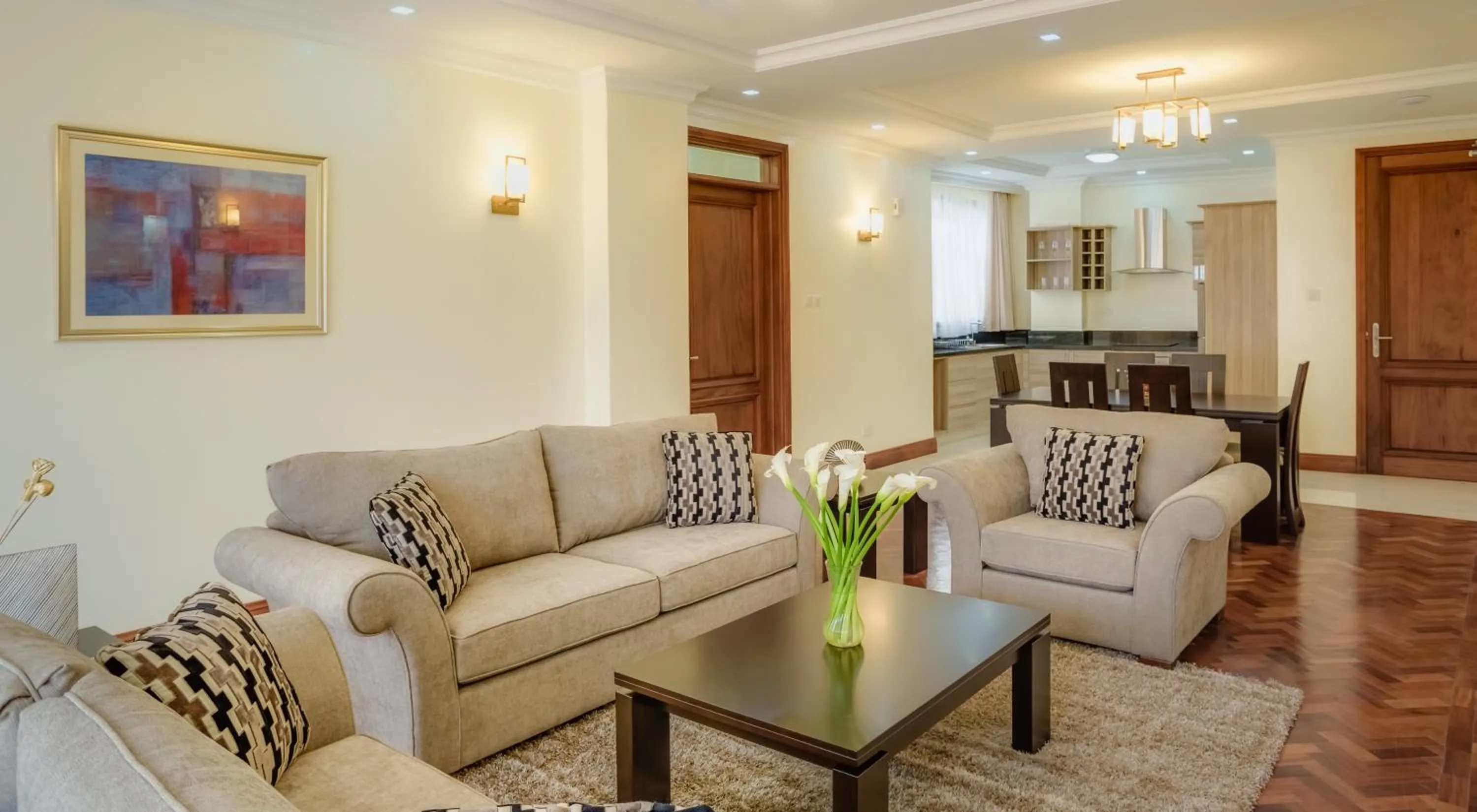 Kitchen or kitchenette in GemSuites Riverside Serviced Apartments and Hotel, Nairobi