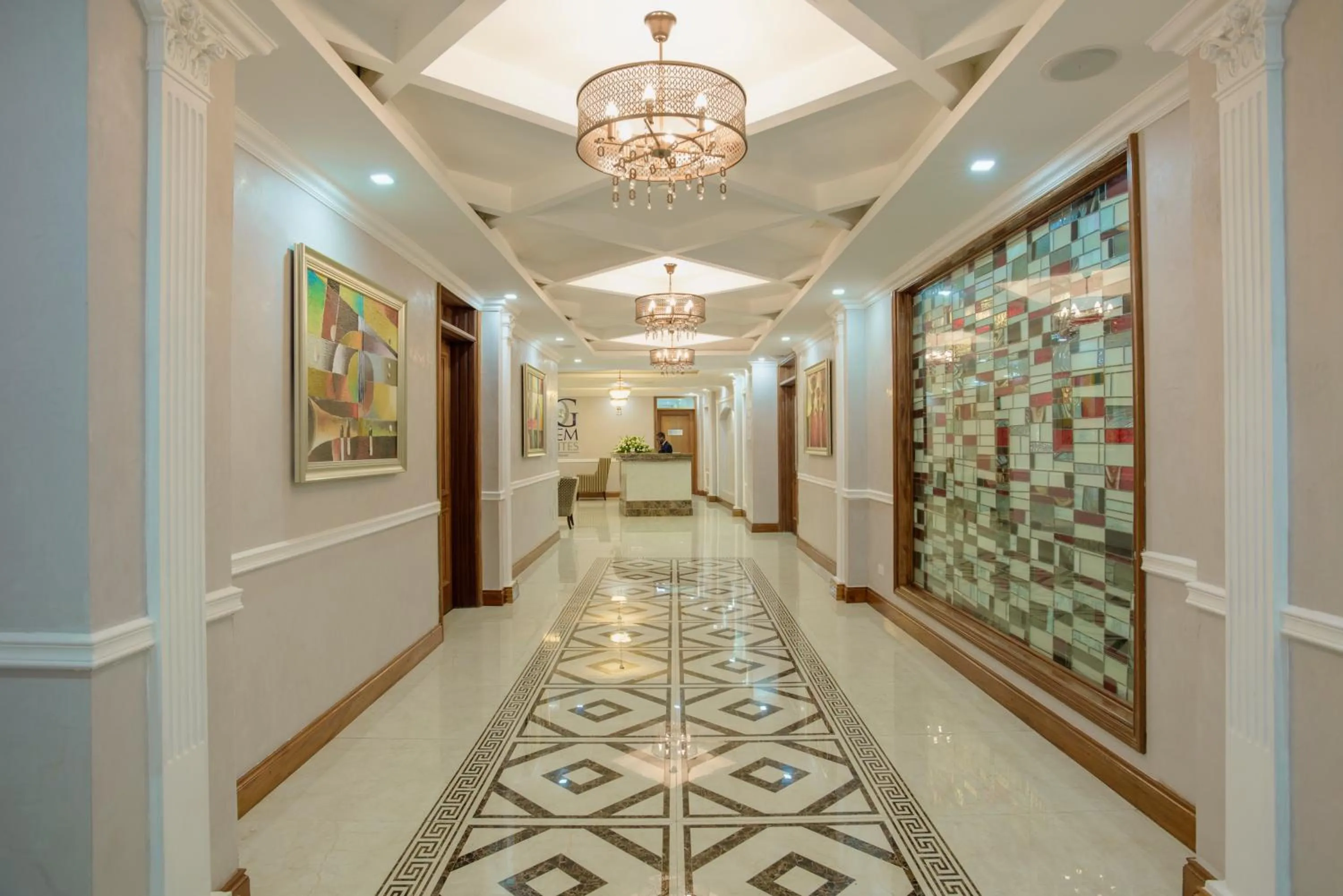 Lobby or reception in GemSuites Riverside Serviced Apartments and Hotel, Nairobi