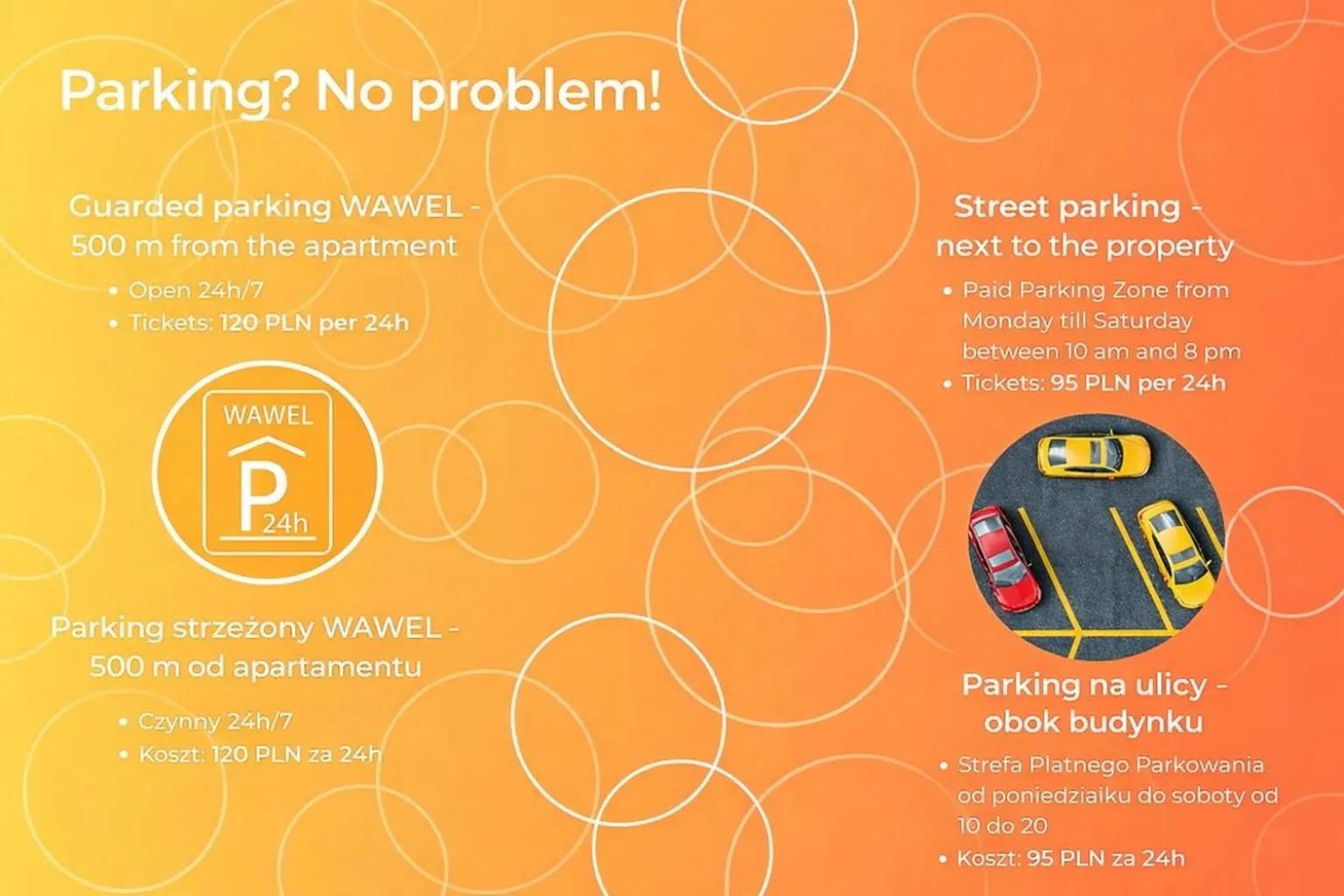 Parking in St Agnes Apartments Old Town