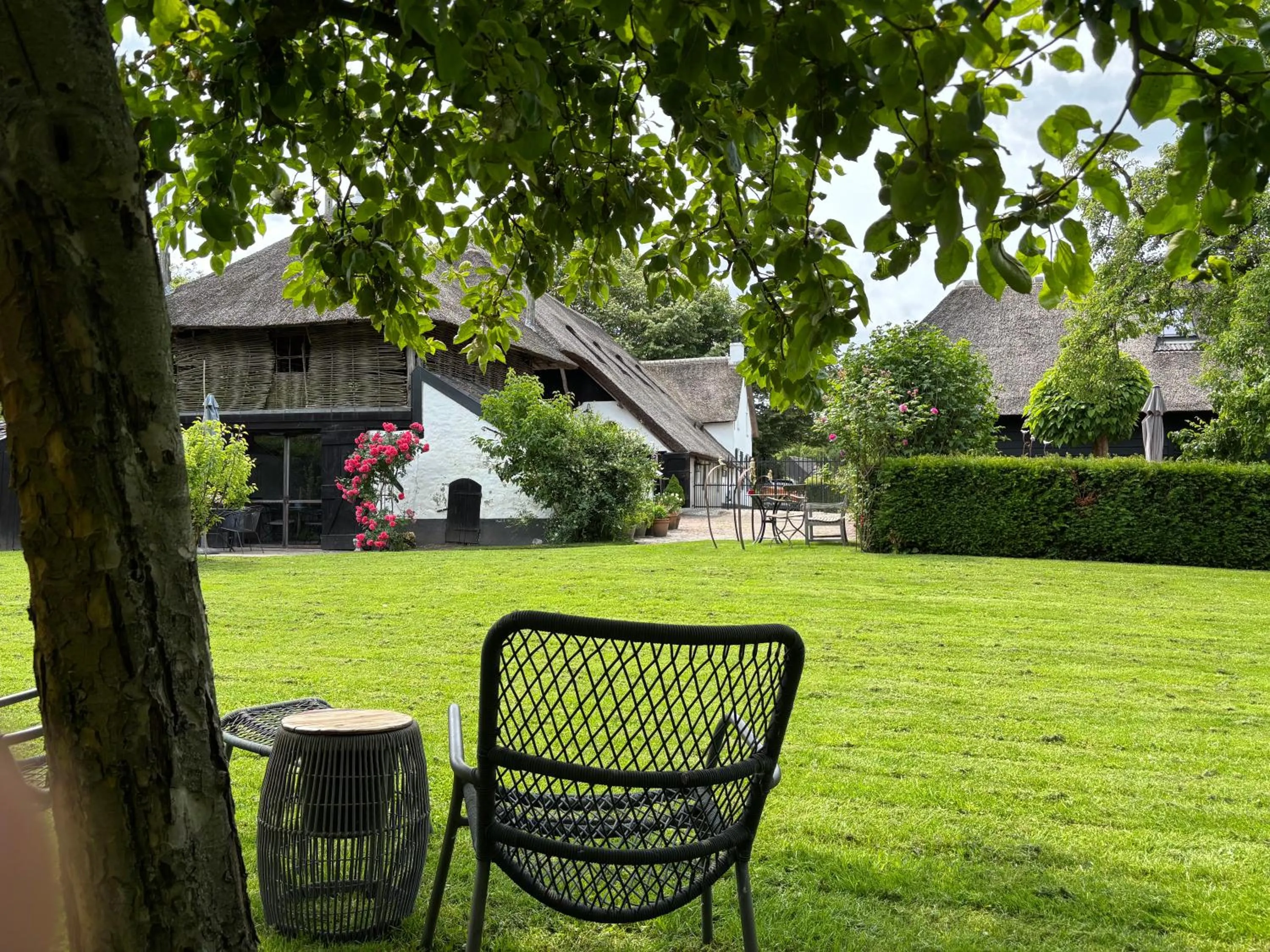 Garden view in De Heeren van Tuil