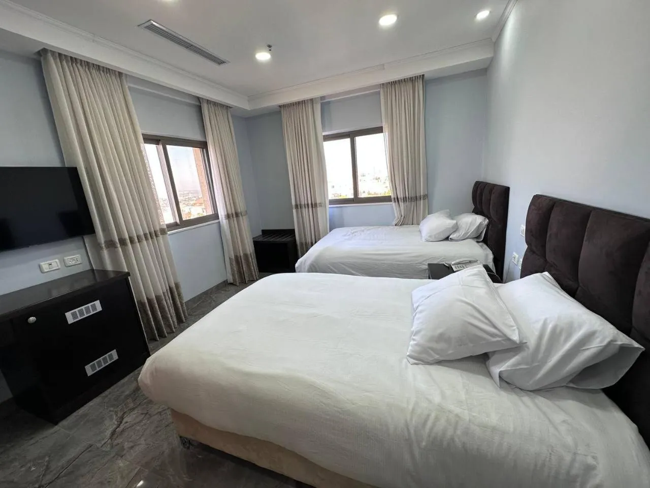 Bed in Mount of Olives Hotel