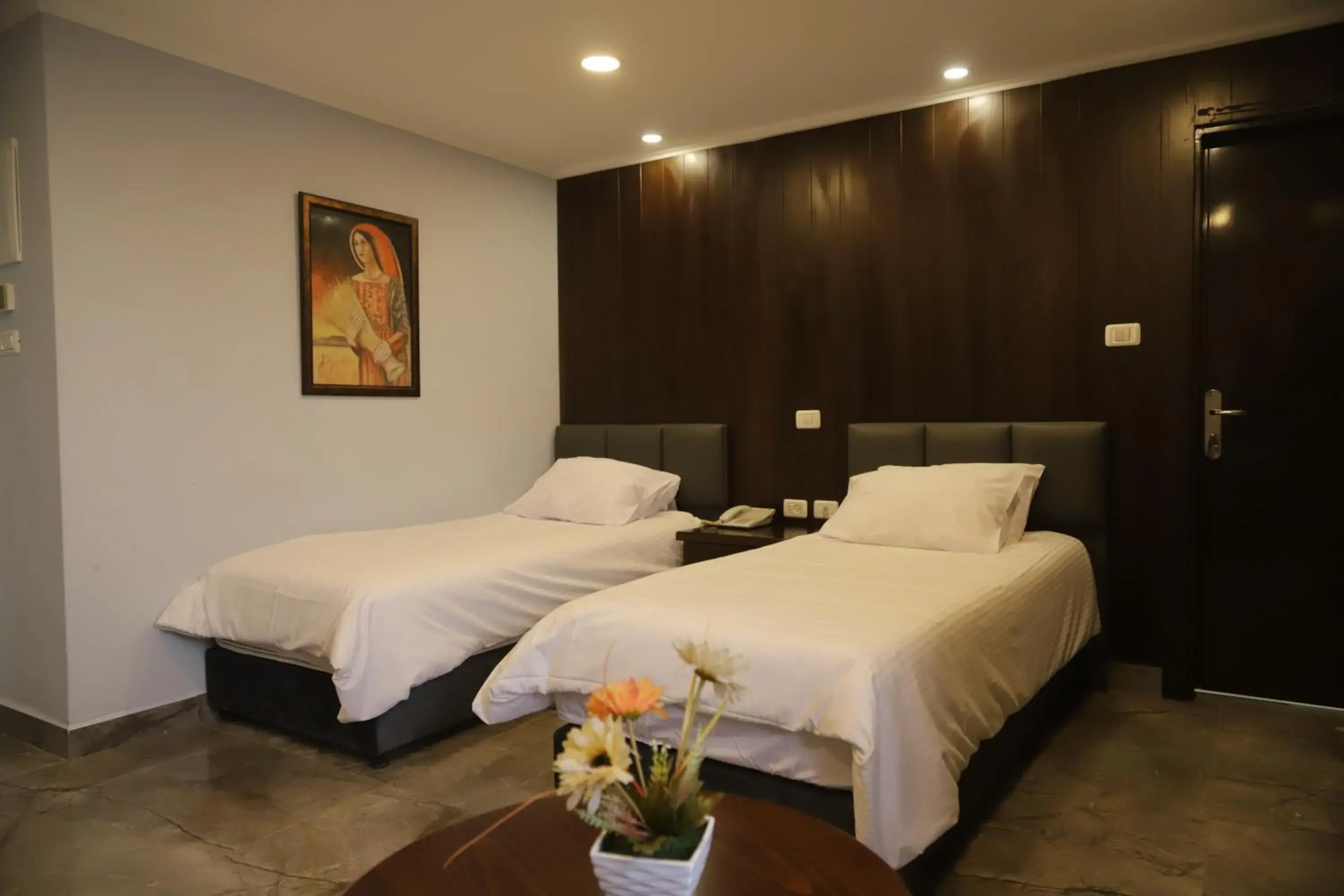 Bed in Mount of Olives Hotel Bed in Mount of Olives Hotel