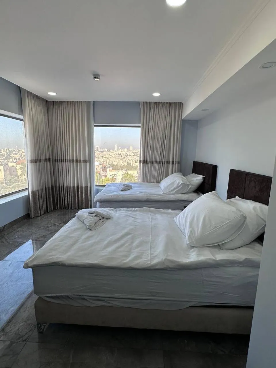 Bed in Mount of Olives Hotel