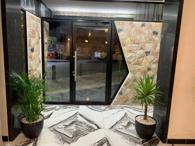 Facade/entrance in Mount of Olives Hotel