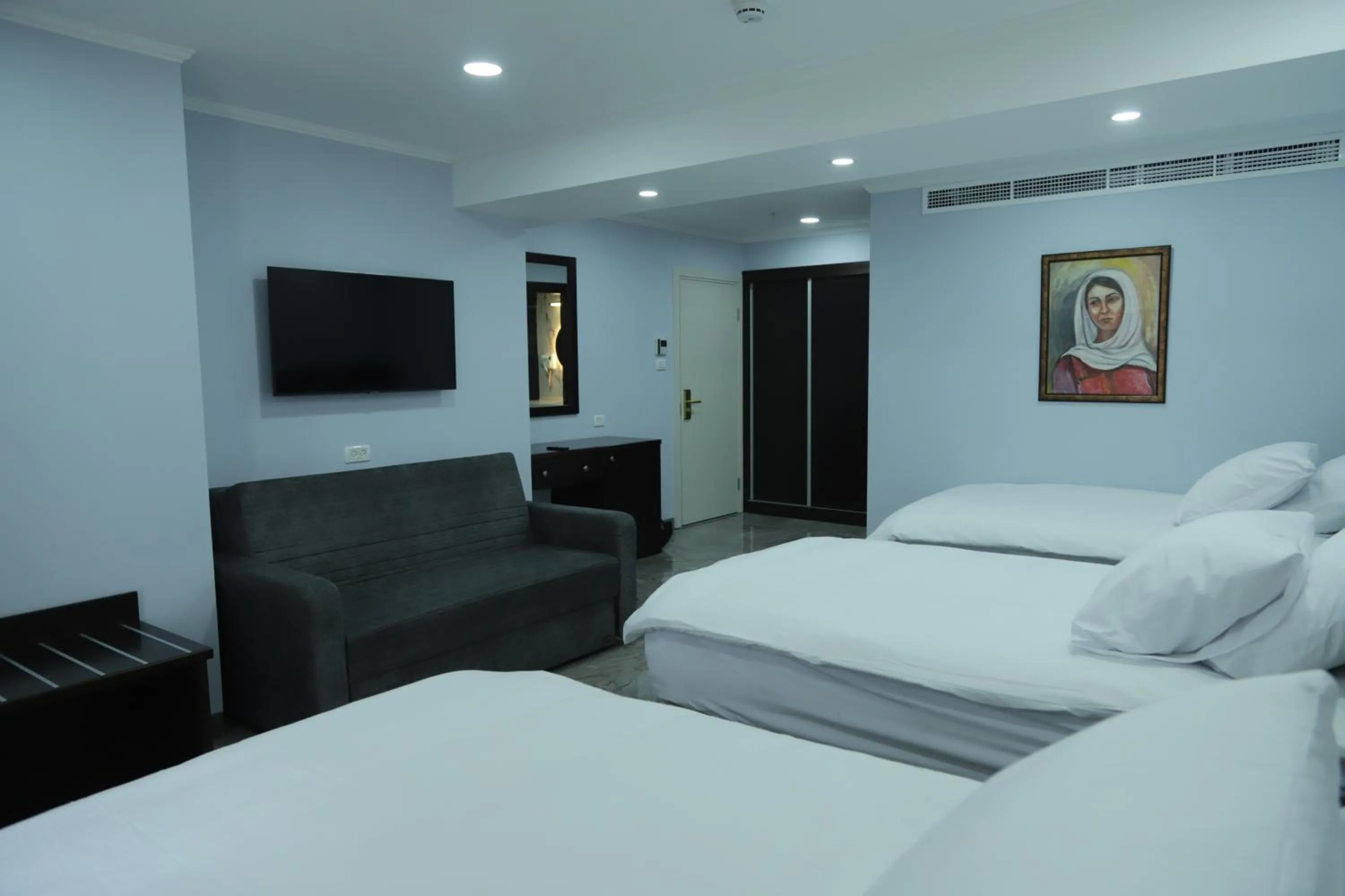 Bed in Mount of Olives Hotel