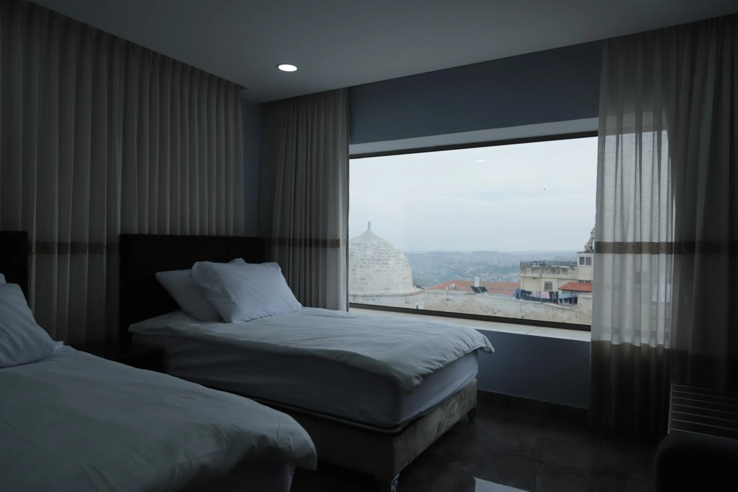 Bed in Mount of Olives Hotel