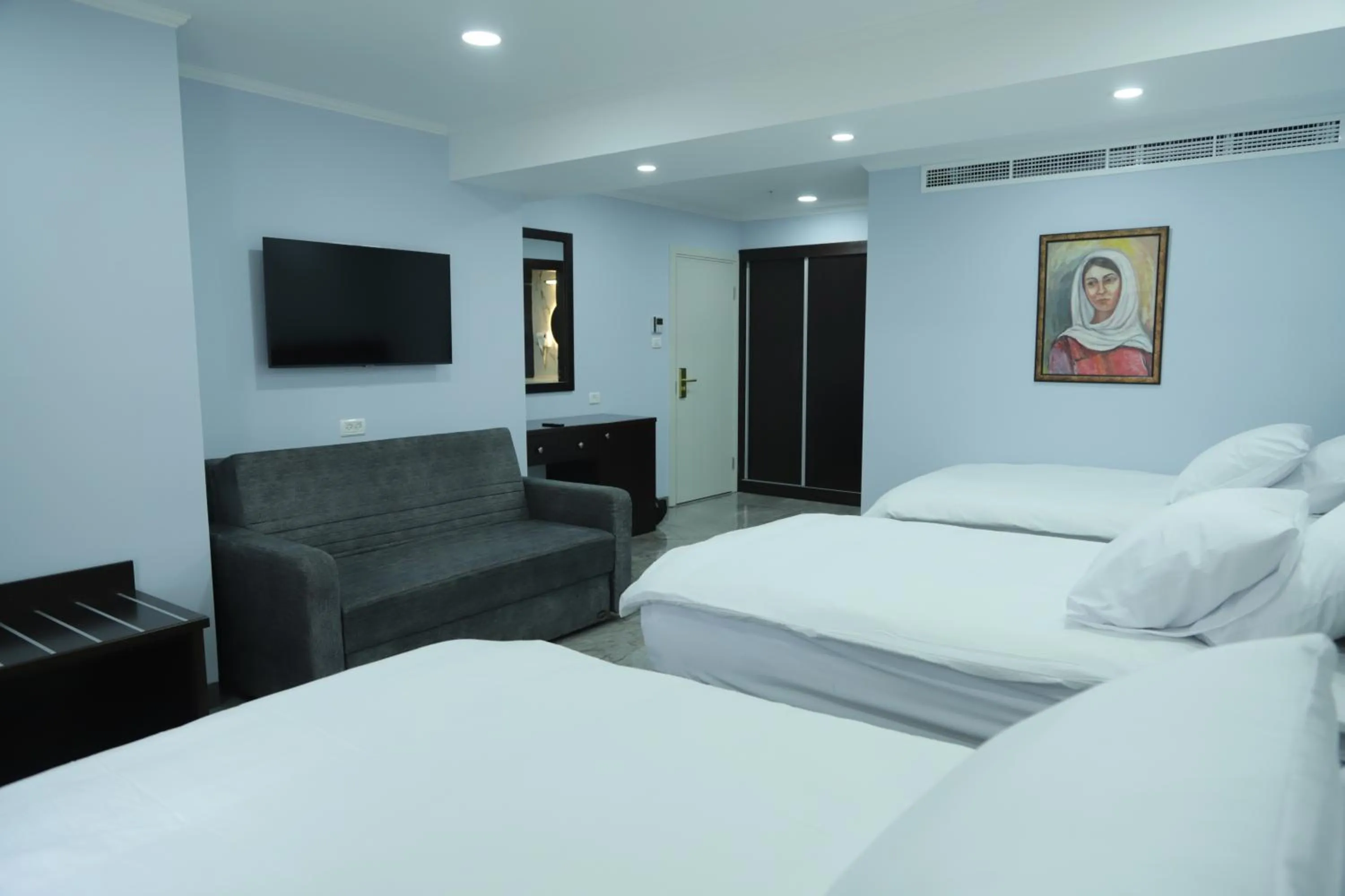 Bed in Mount of Olives Hotel