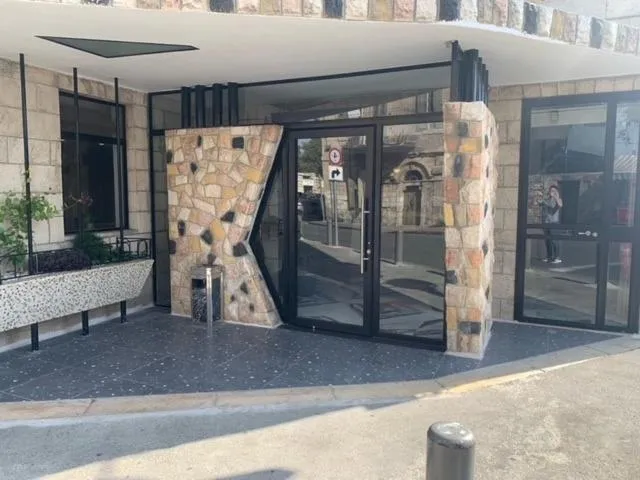 Facade/entrance in Mount of Olives Hotel