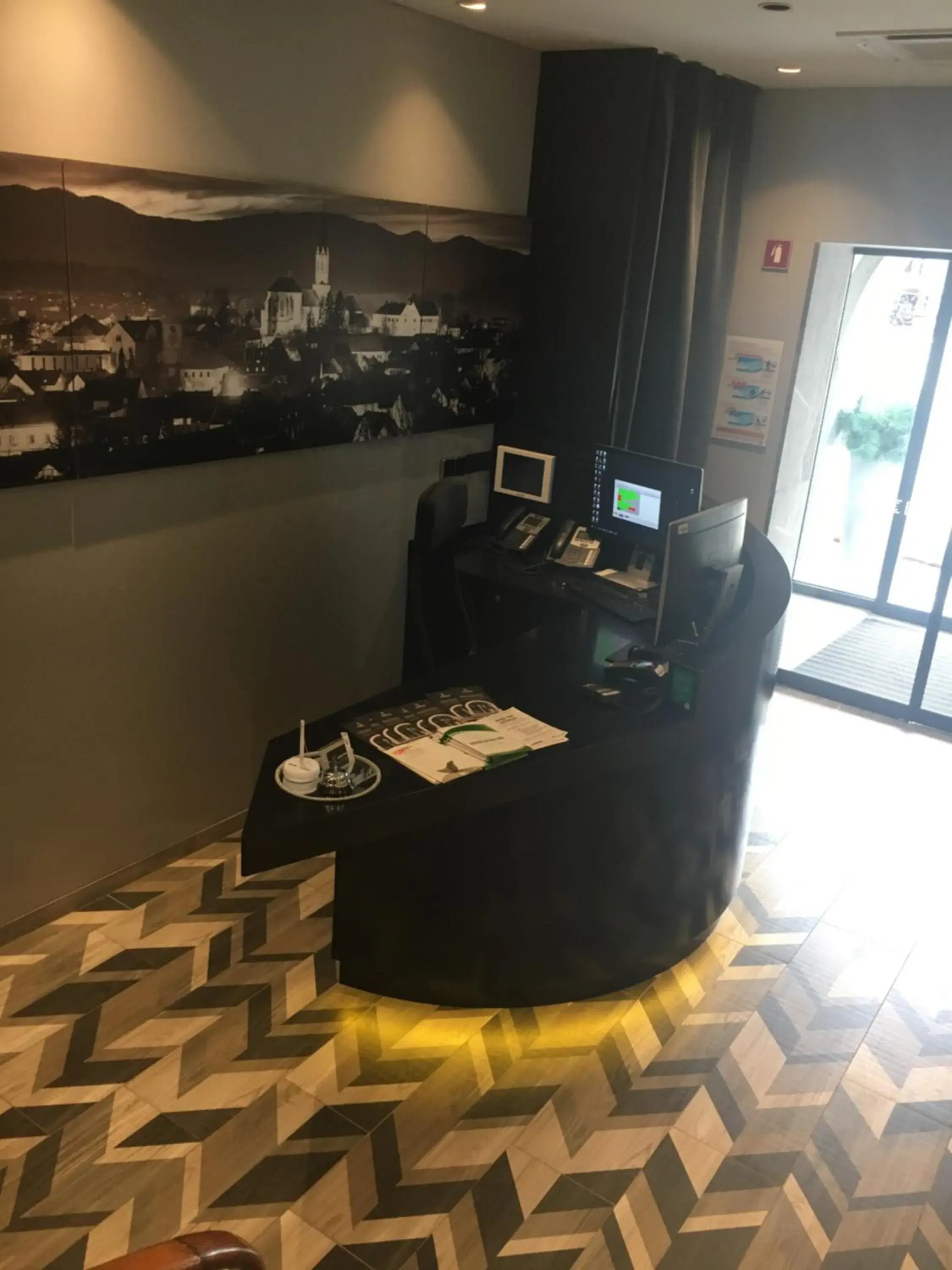 Lobby or reception in Hotel Center Novo Mesto Lobby or reception in Hotel Center Novo Mesto