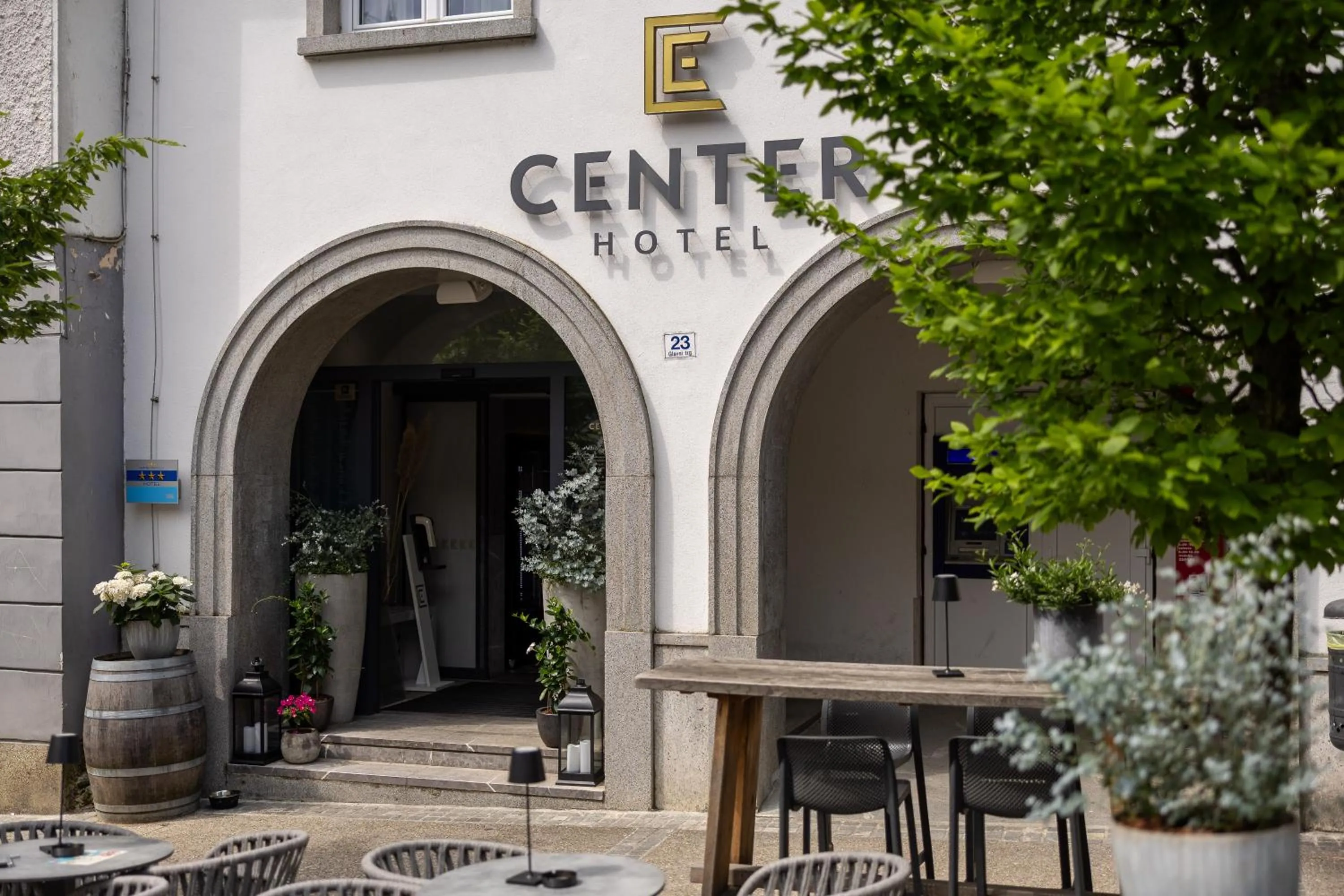 Facade/entrance in Hotel Center Novo Mesto