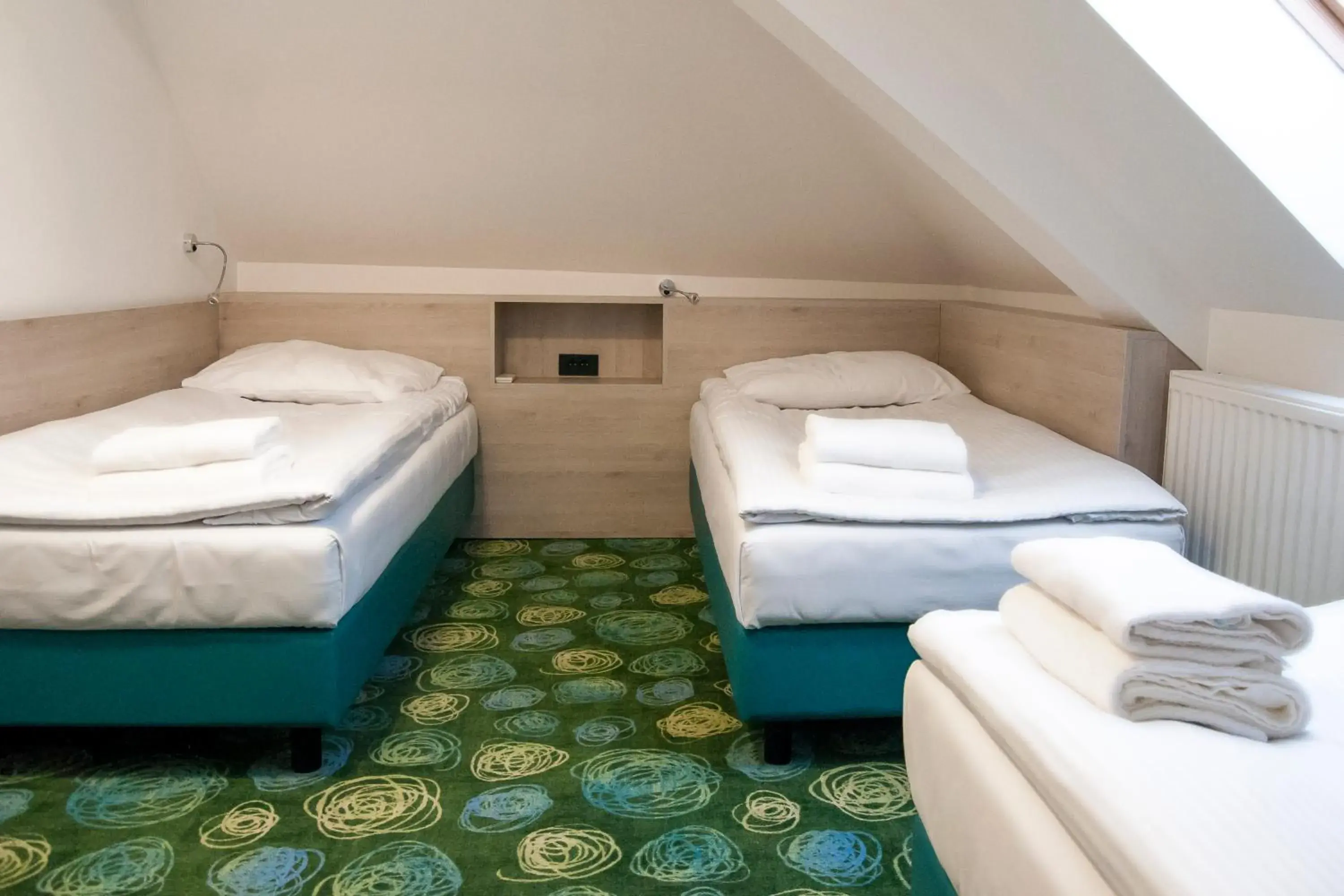 Triple Room with Shared Bathroom - single occupancy in Hotel Center Novo Mesto Triple Room with Shared Bathroom - single occupancy in Hotel Center Novo Mesto