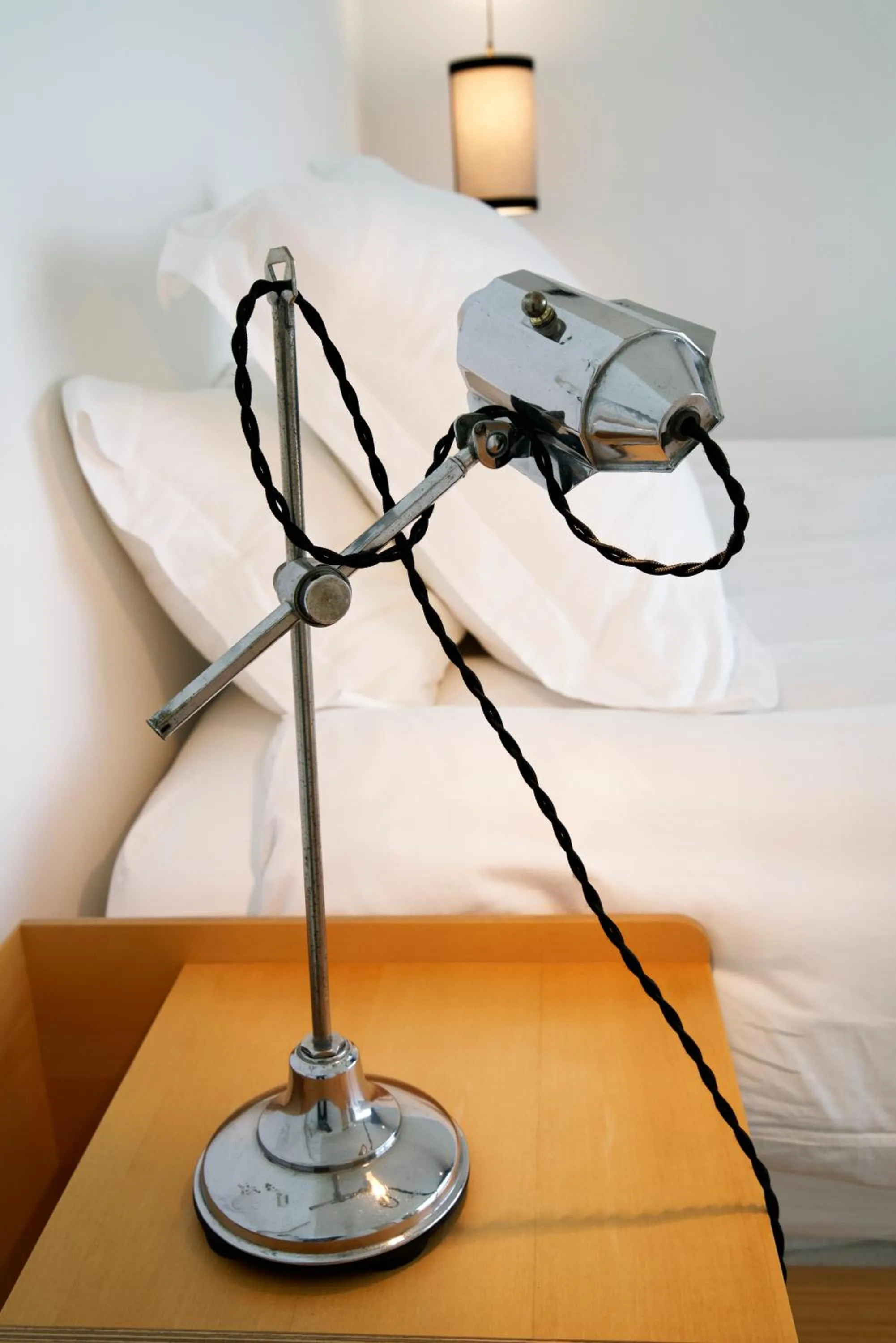 Bed in Les Échasses Golf & Surf Eco Lodge