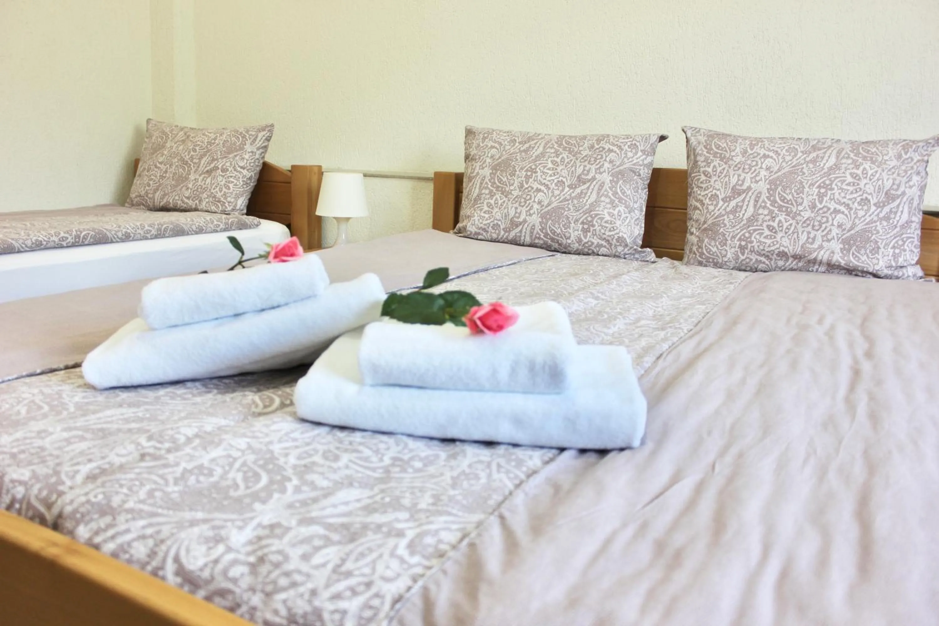 Bed in Becar Pyramid Rooms