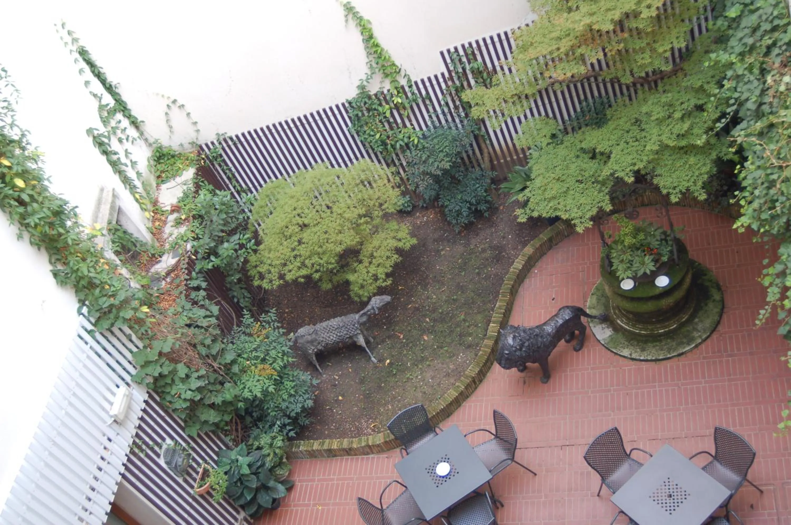 Garden in Astoria Hotel Italia