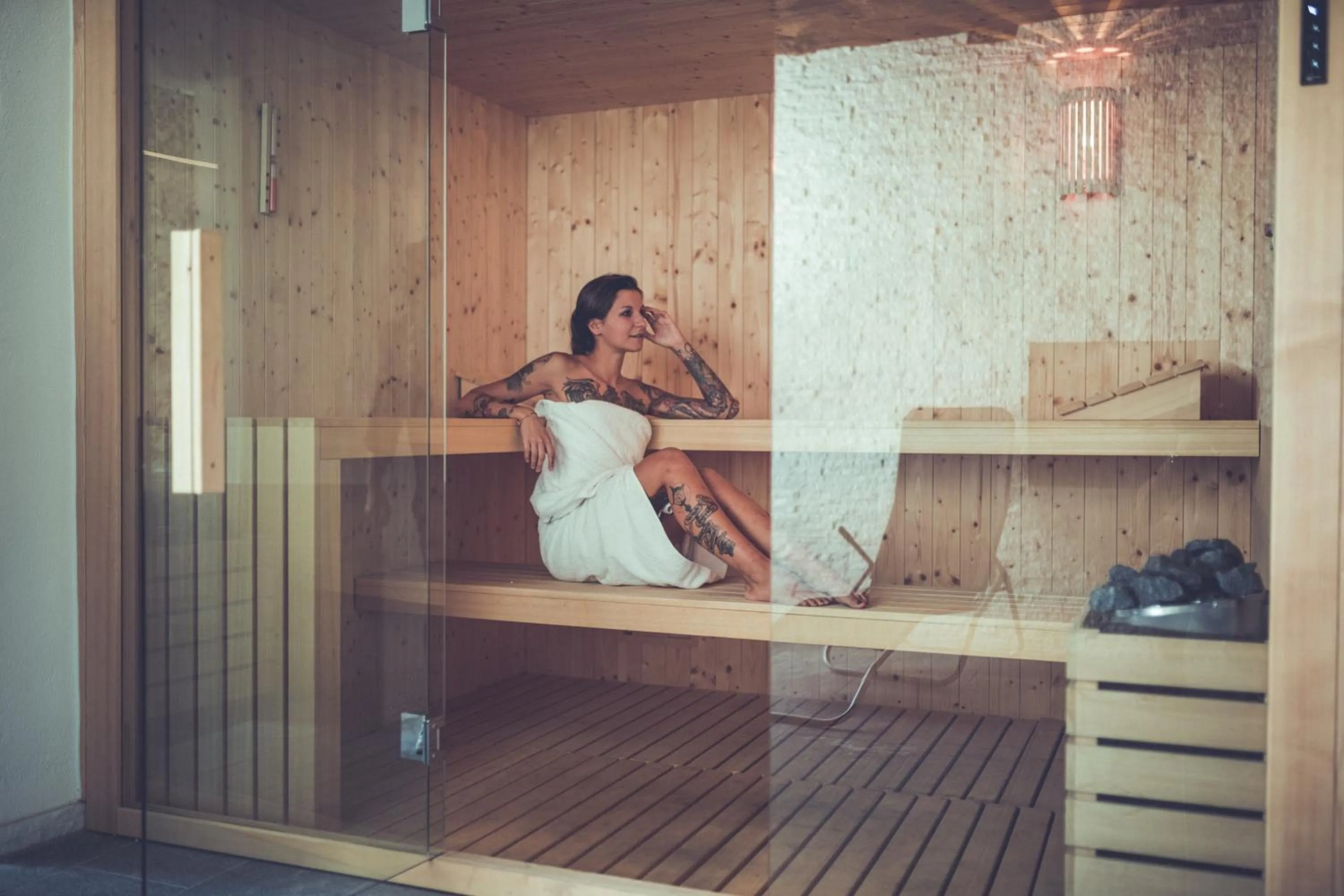 Sauna in Albergo Porta Verzasca