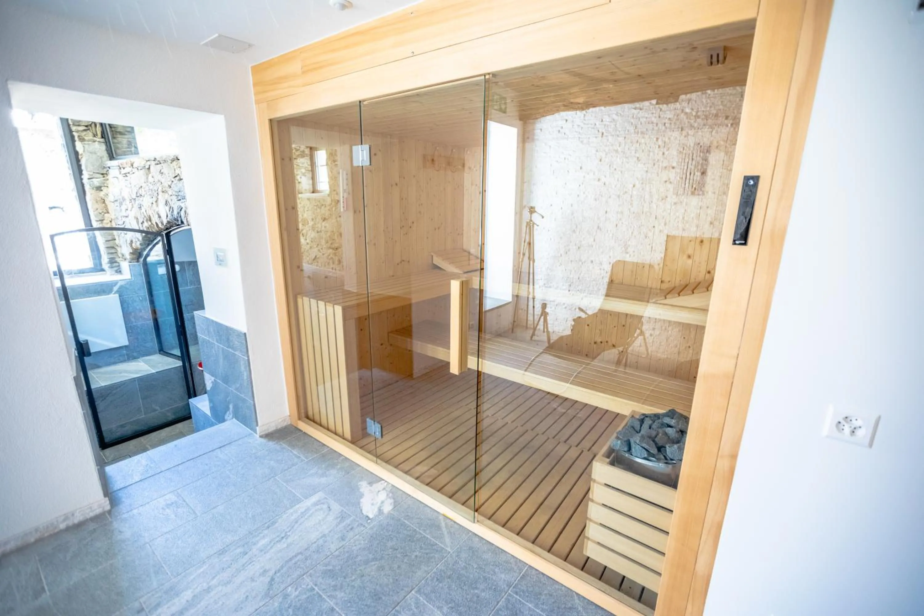 Sauna in Albergo Porta Verzasca