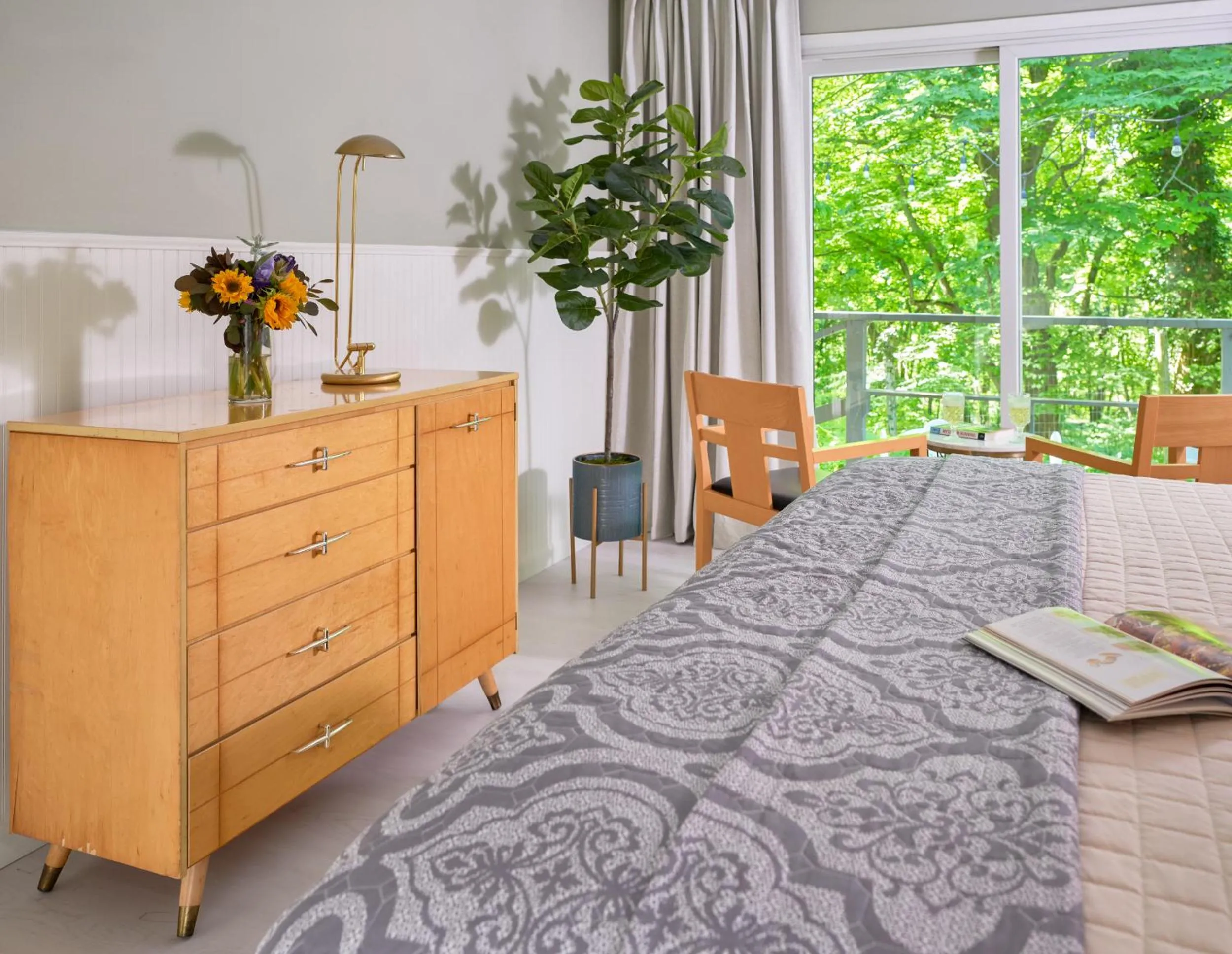 Bed in Goldberry Woods- A Modern Farm Resort