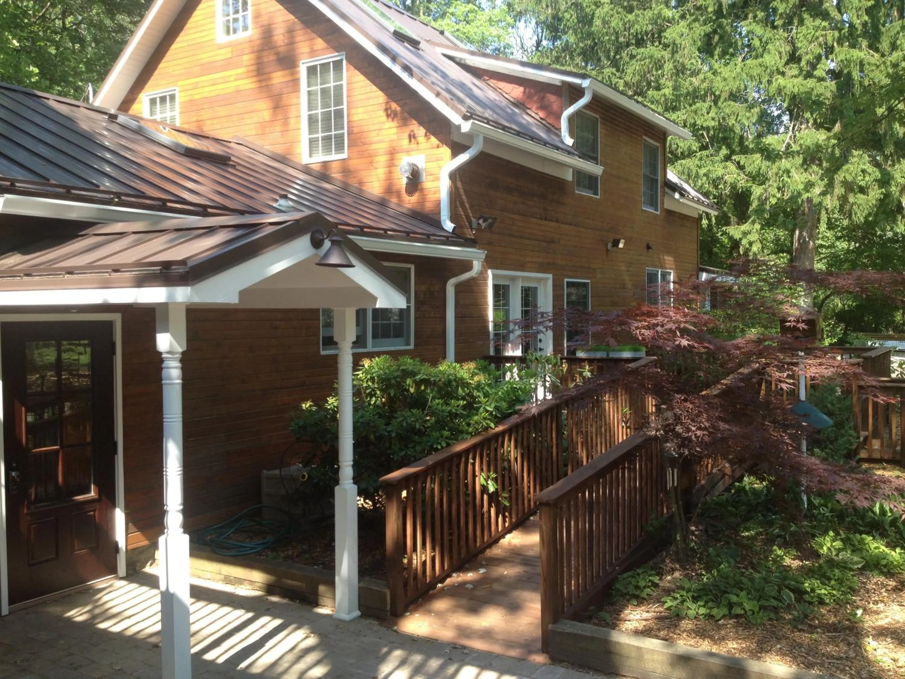 Facade/entrance in Goldberry Woods- A Modern Farm Resort