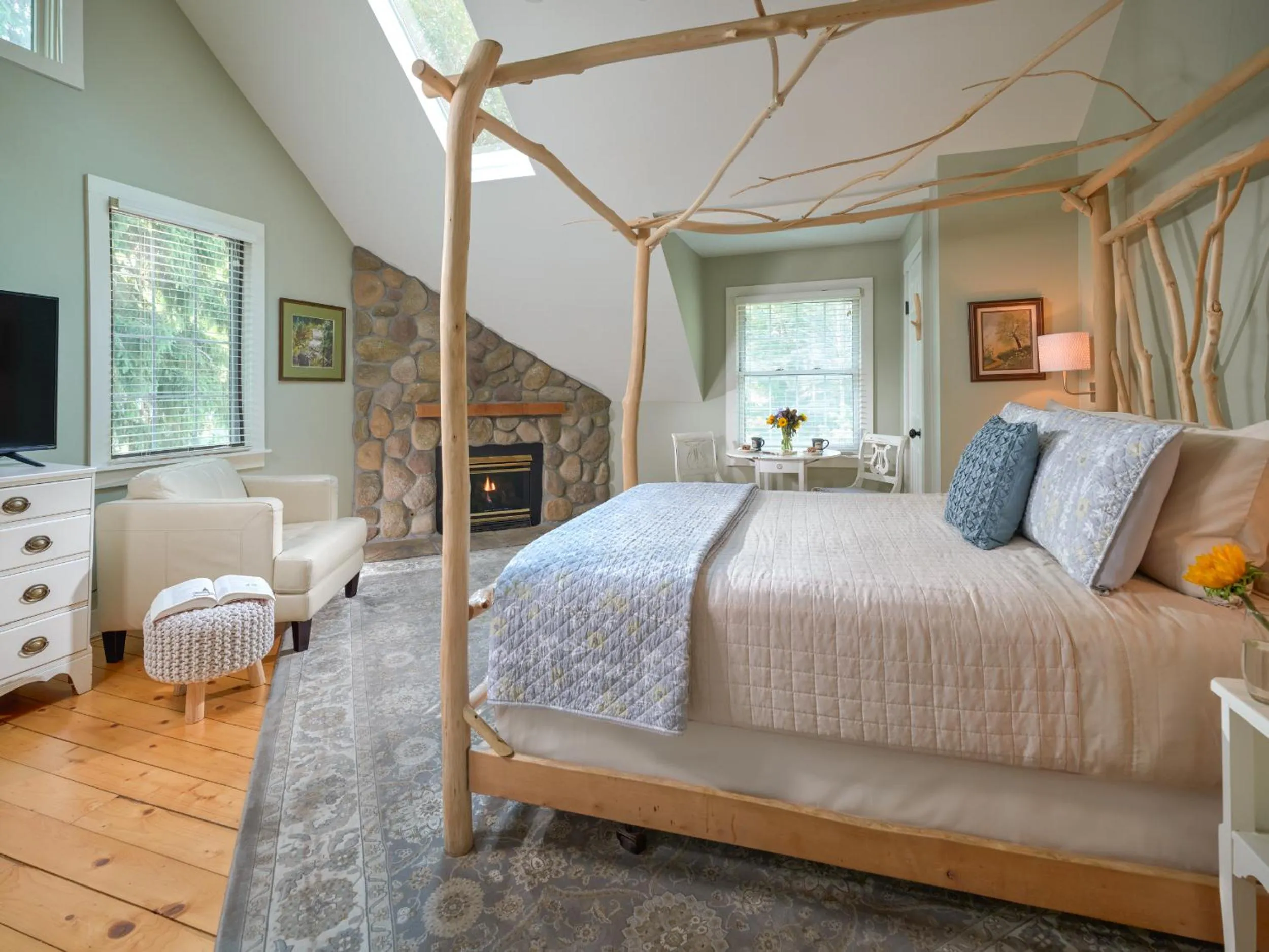 Bed in Goldberry Woods- A Modern Farm Resort