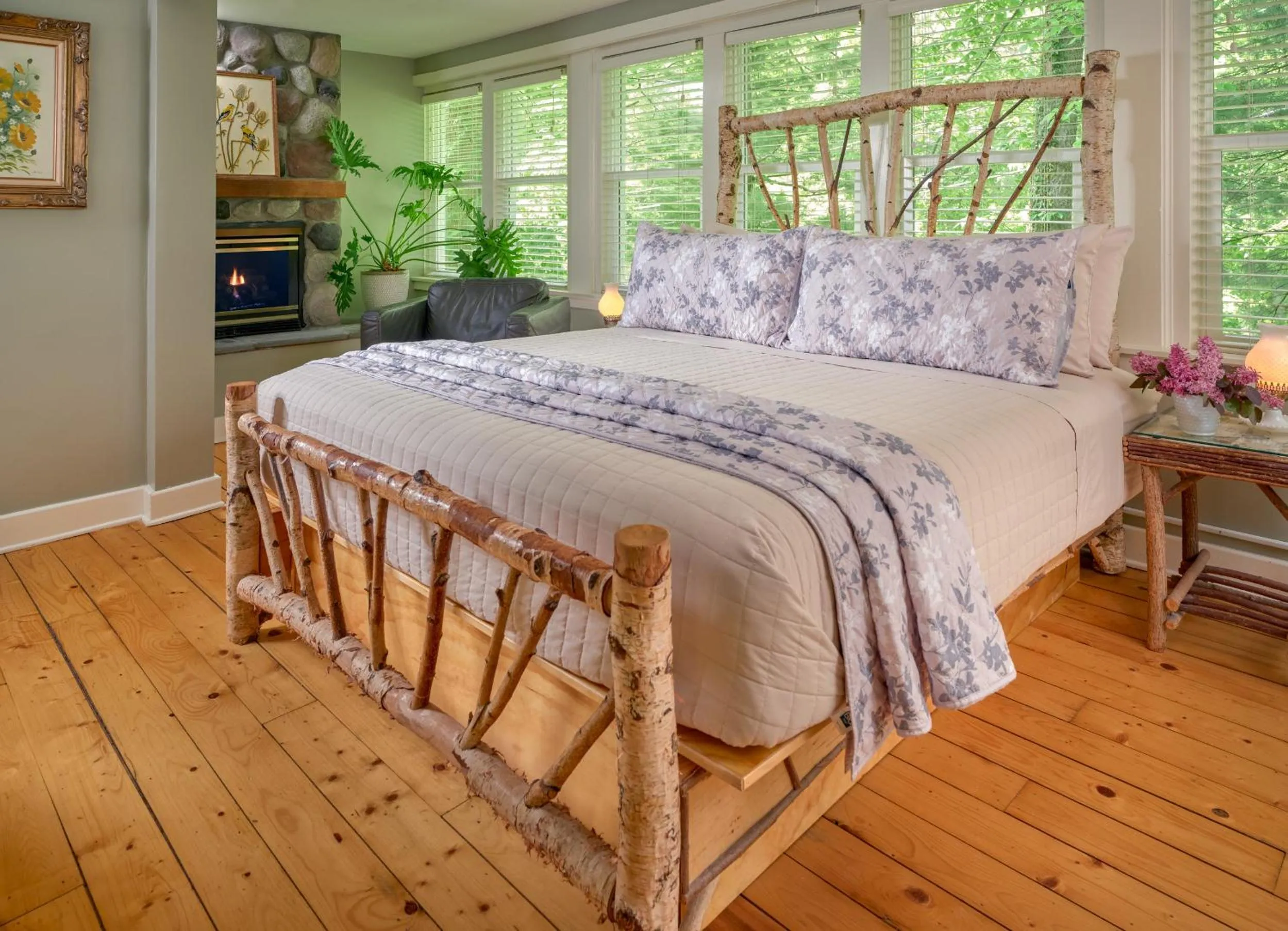 Bed in Goldberry Woods- A Modern Farm Resort
