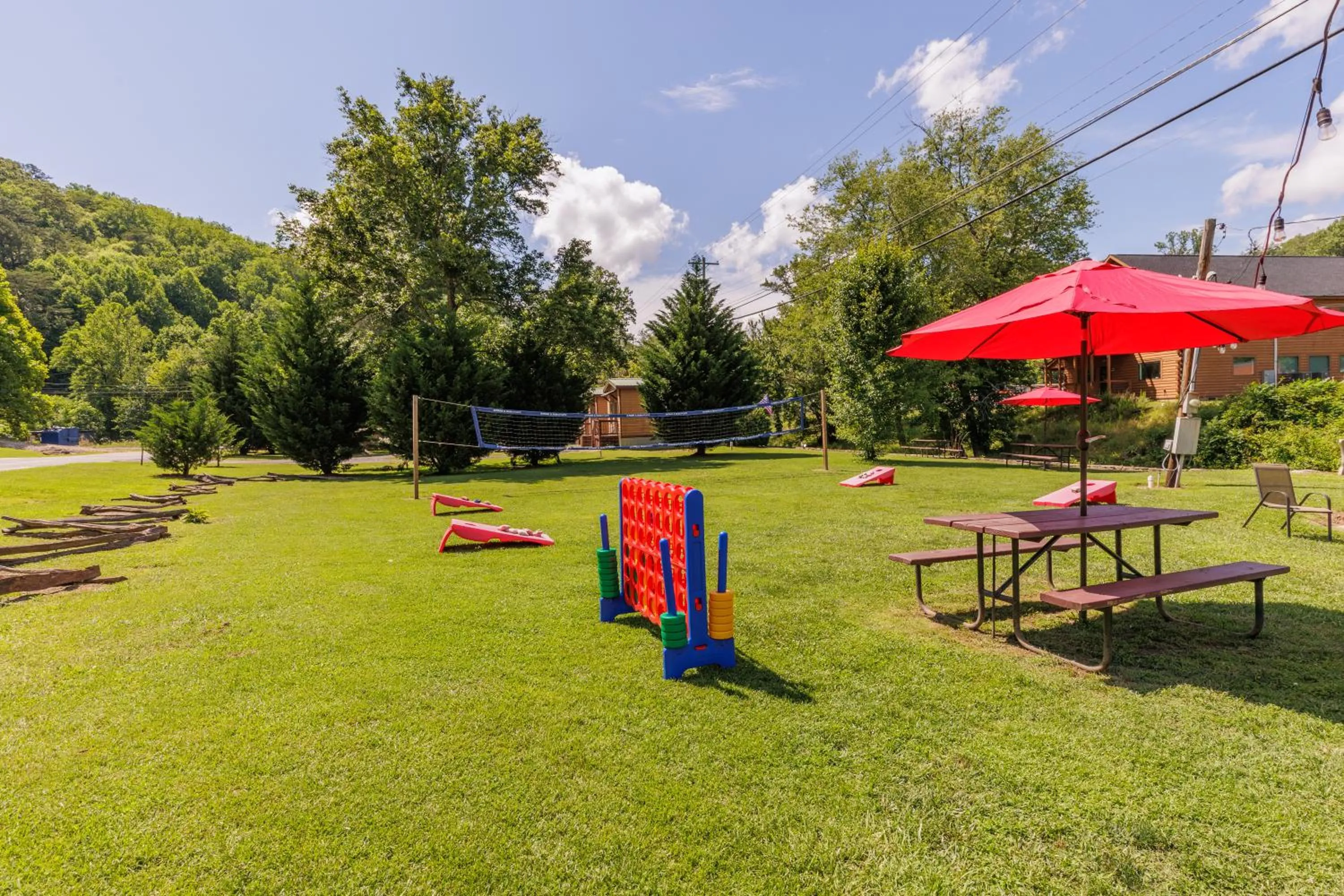 Spring in Qualla Cabins and Motel Cherokee near Casino