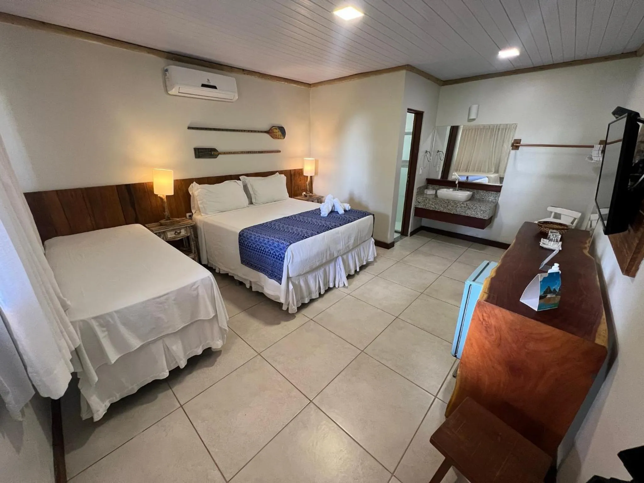 Bed in Pousada Alto da Vila Noronha by Alto da Ilha