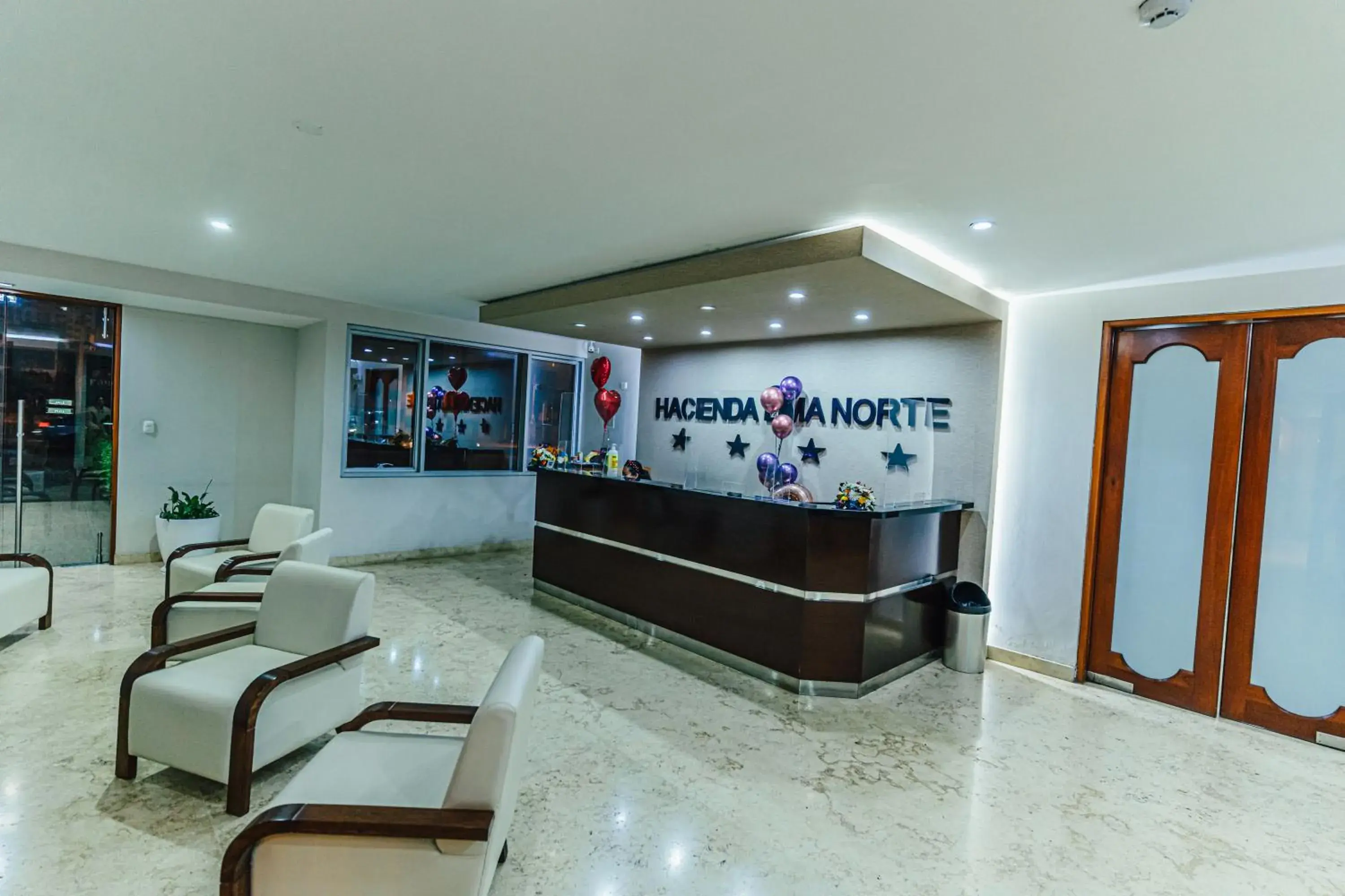 Lobby or reception in Hotel Hacienda Lima Norte Lobby or reception in Hotel Hacienda Lima Norte