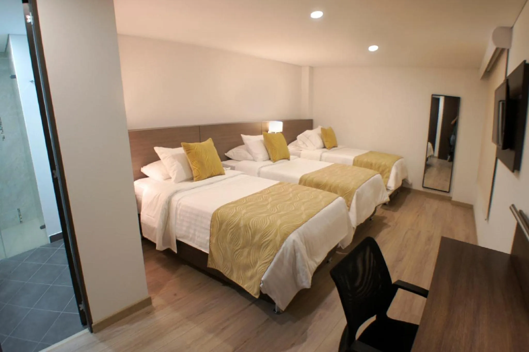 Bed in SM Grand Hotel