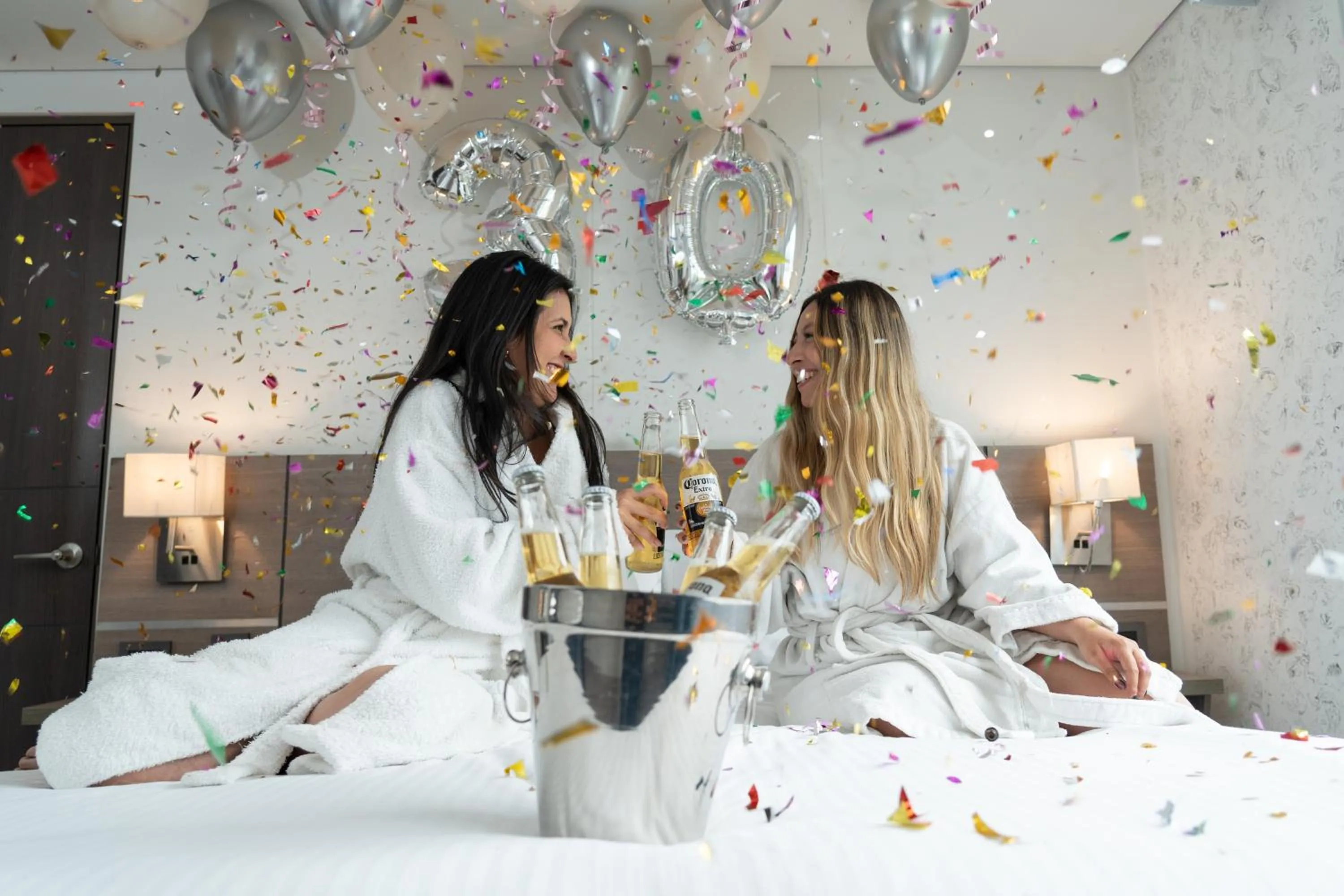 Bed in SM Grand Hotel