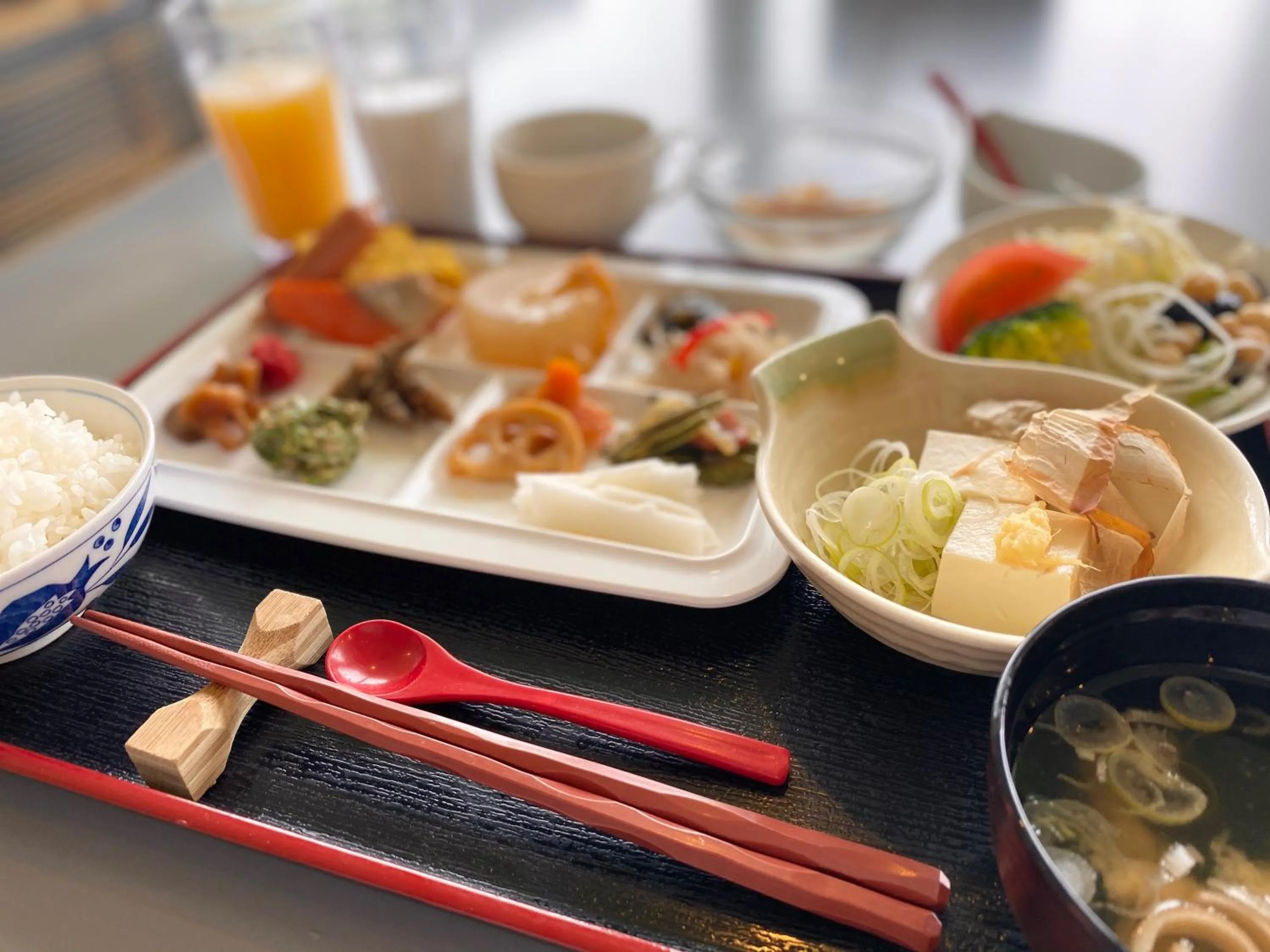 Breakfast in Tokachi Nauman Onsen Hotel arco