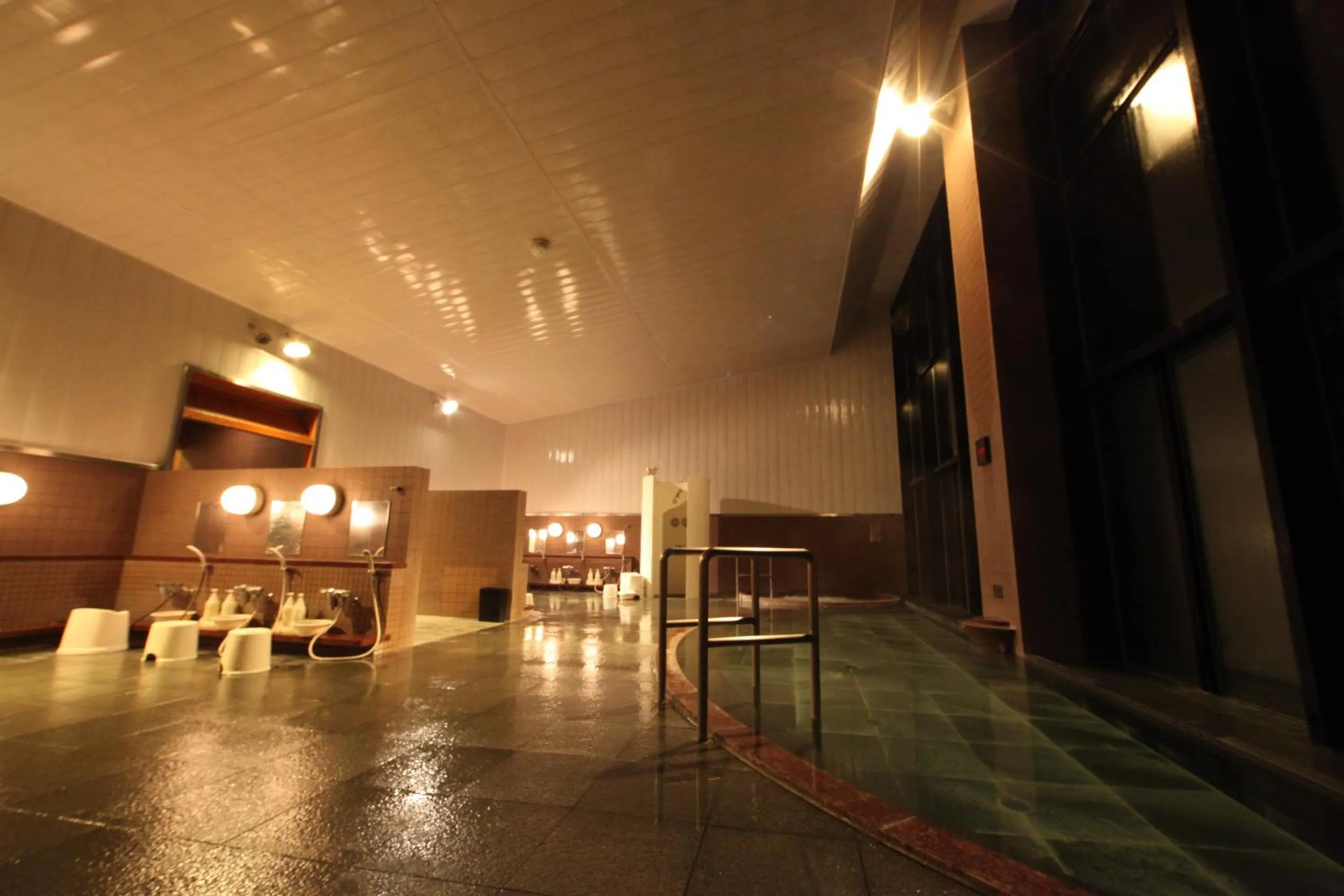 Hot Spring Bath in Tokachi Nauman Onsen Hotel arco