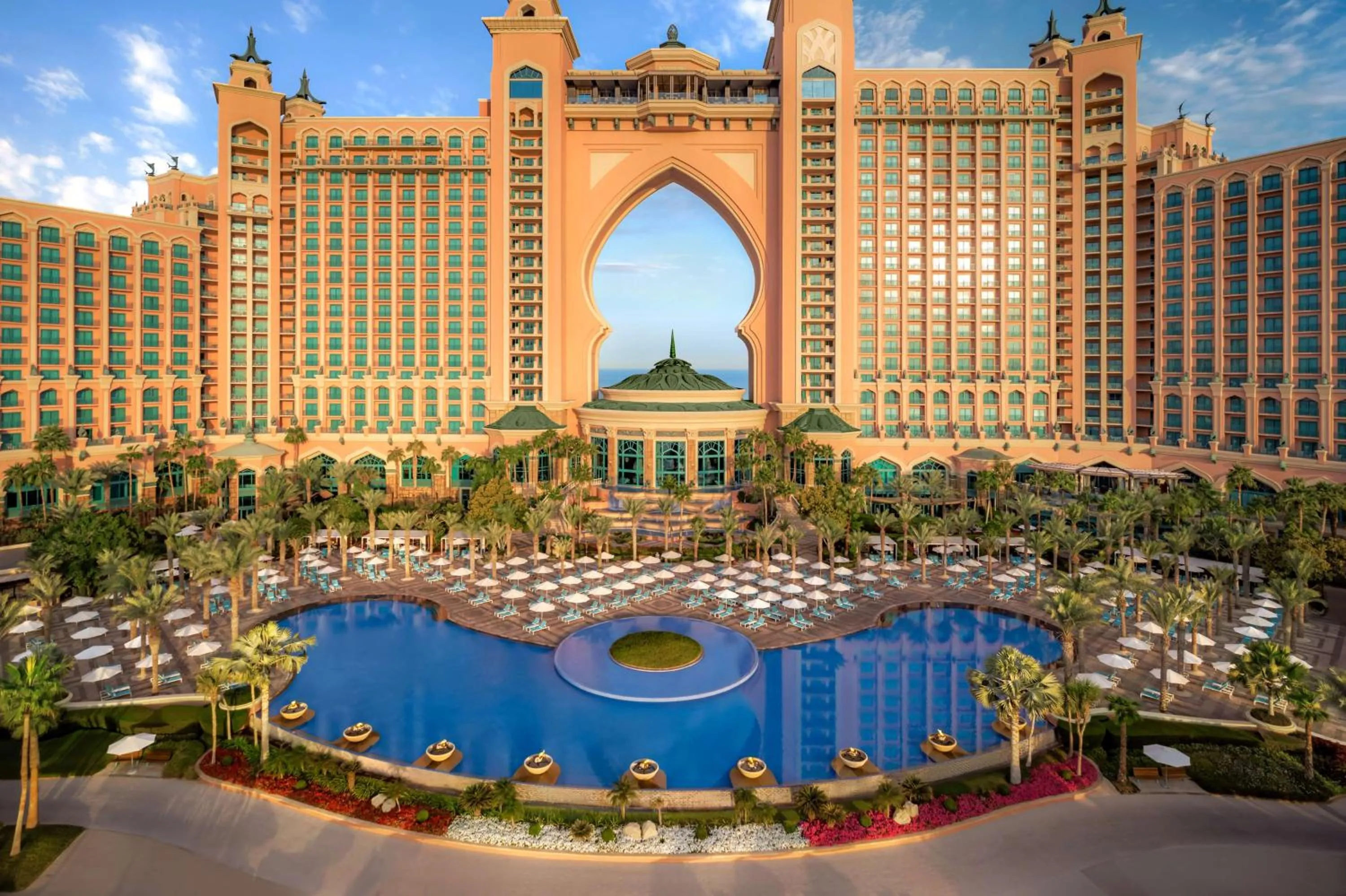 Pool view in Atlantis, The Palm