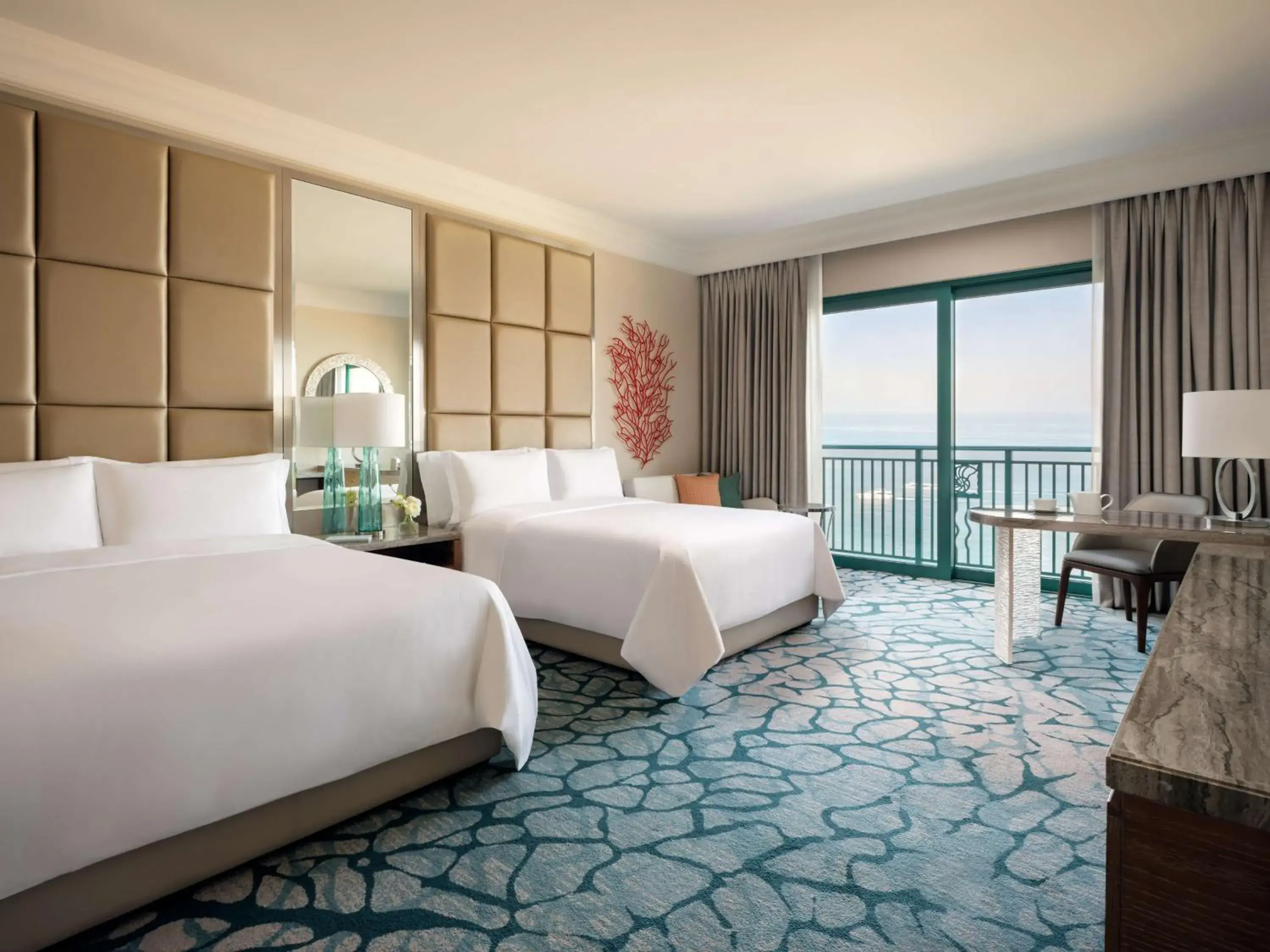 Bedroom, Bed in Atlantis, The Palm Bedroom, Bed in Atlantis, The Palm