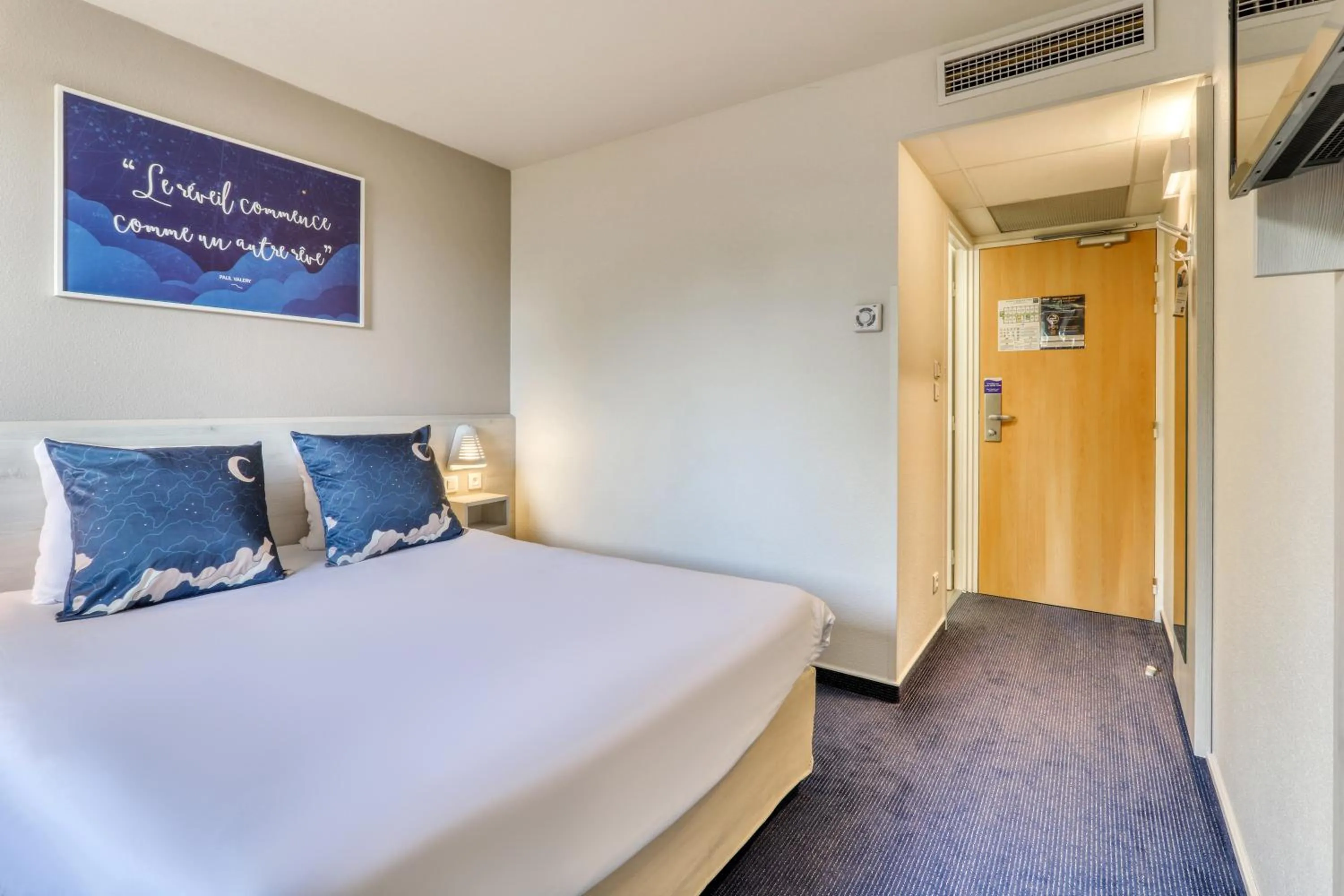 Bed in Ace Hotel Riom