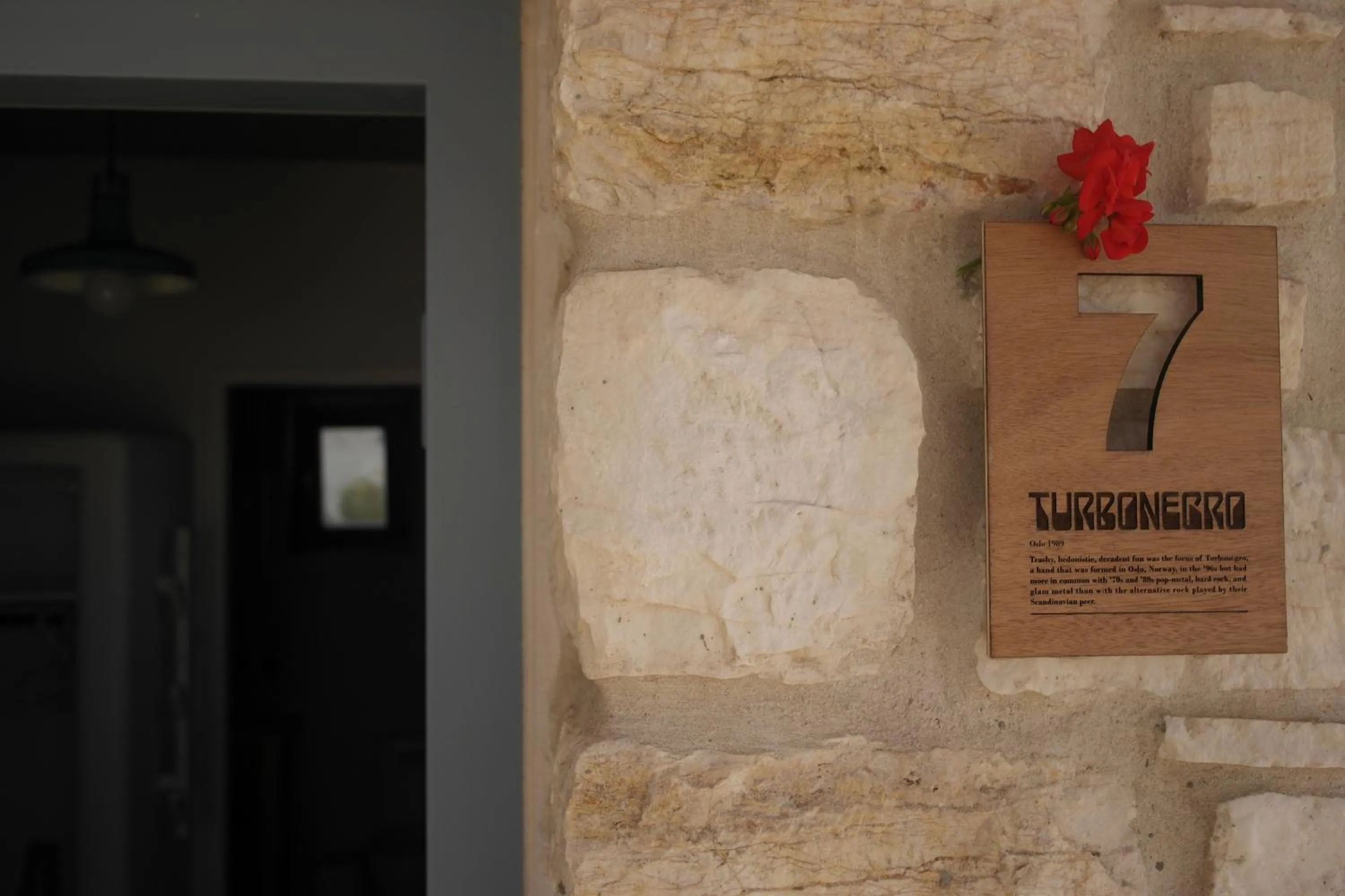 Decorative detail in Nomads House