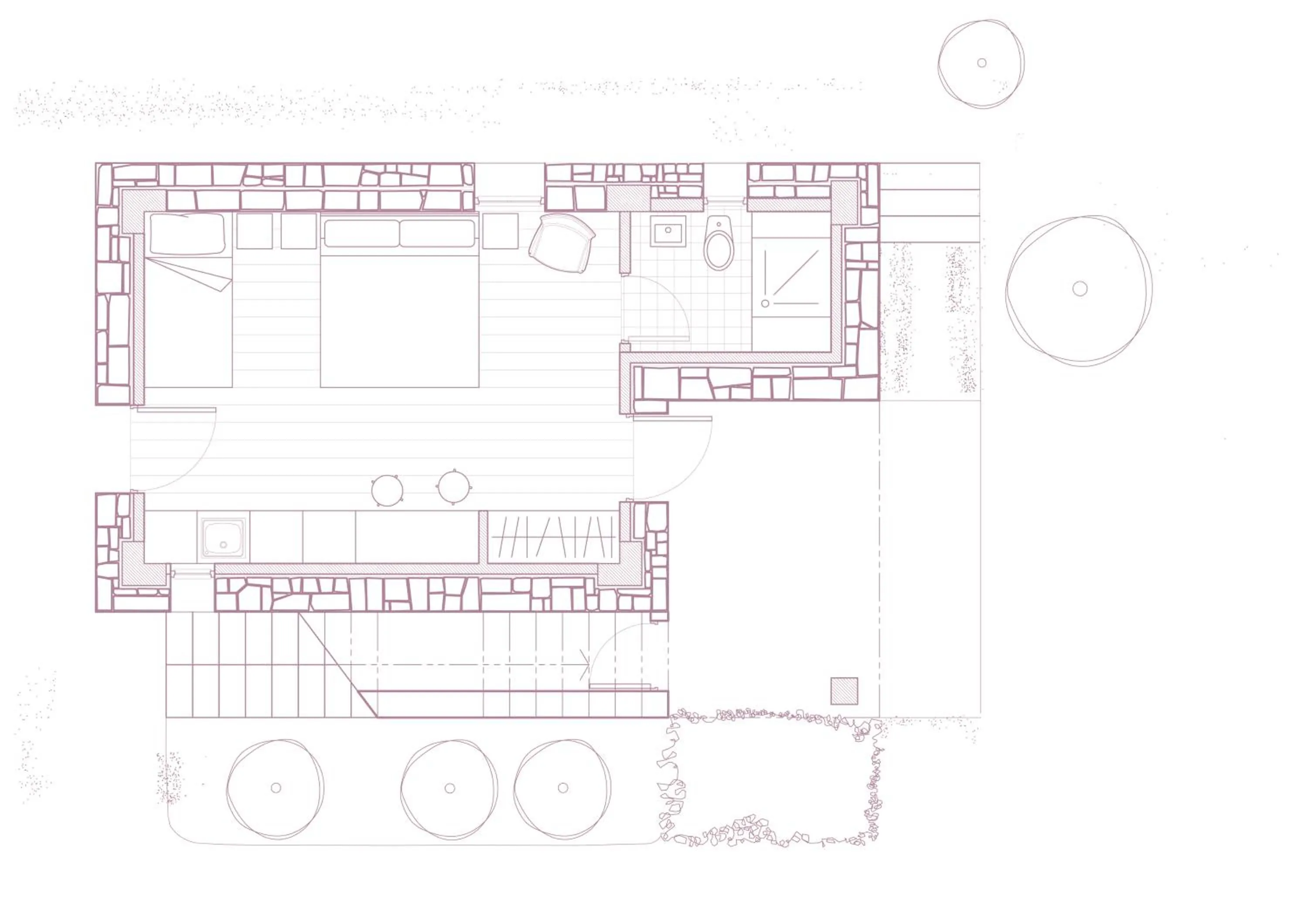 Floor plan in Nomads House