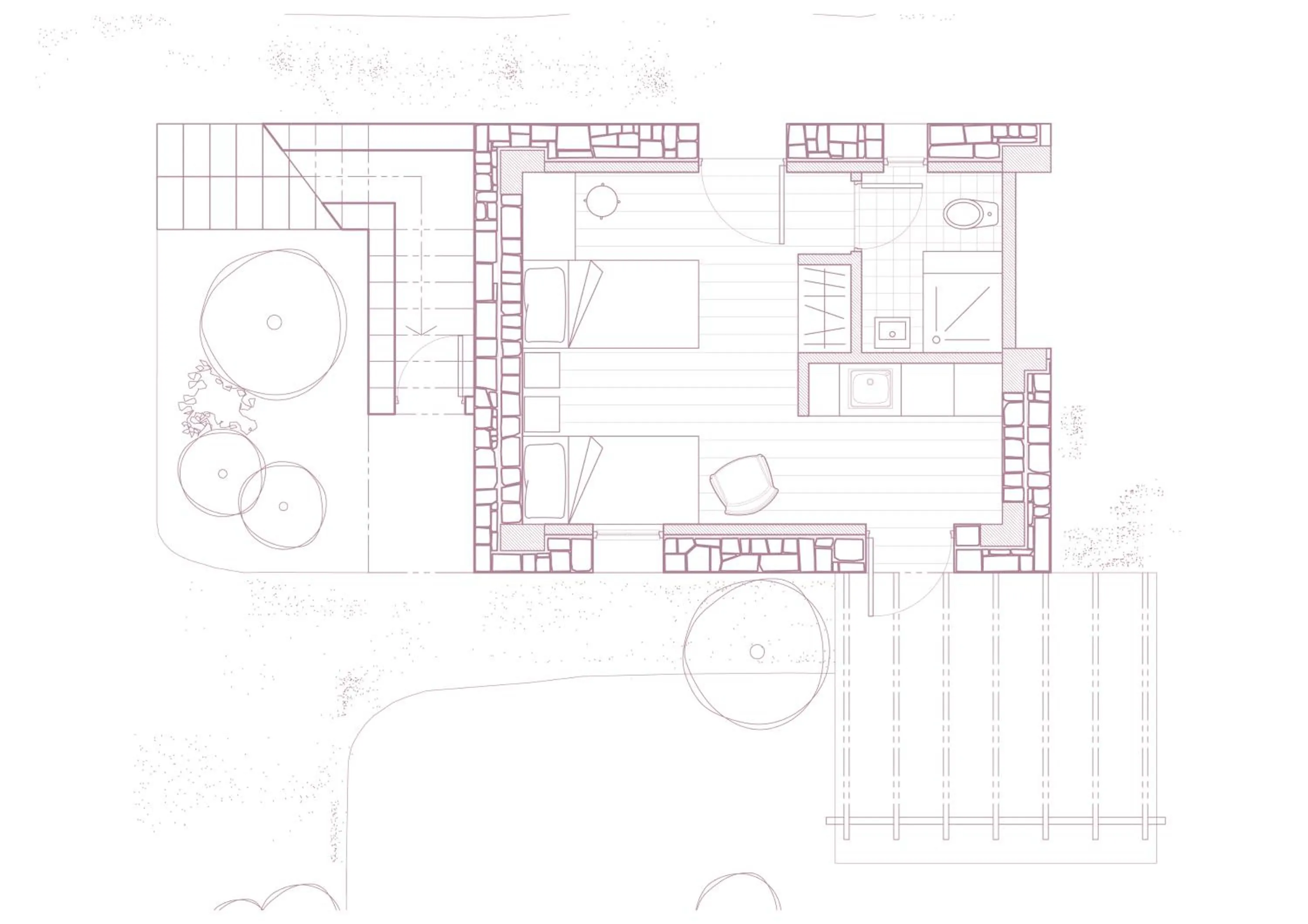Floor plan in Nomads House