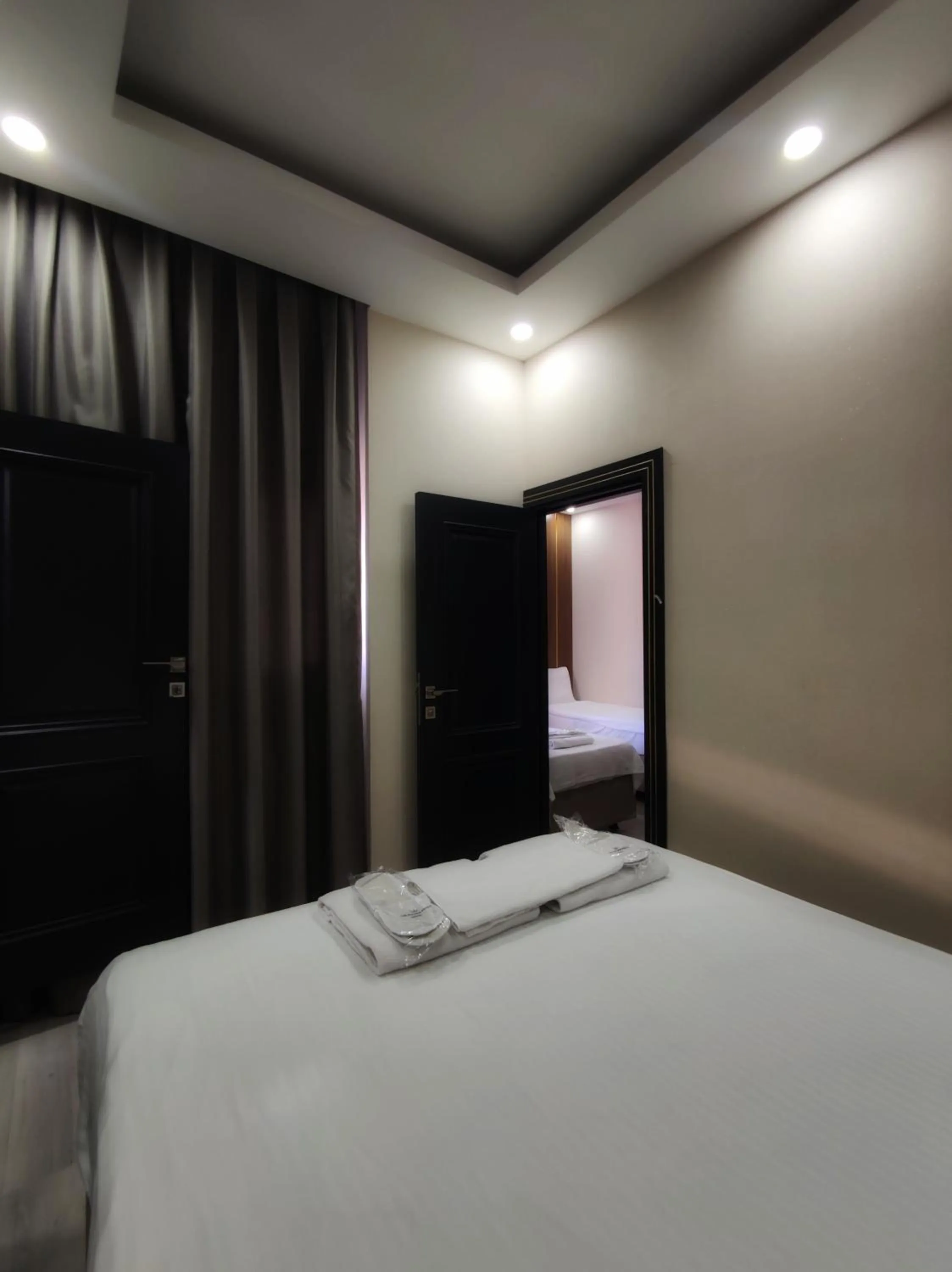 Bed in The Golden Pera's Hotel & Spa