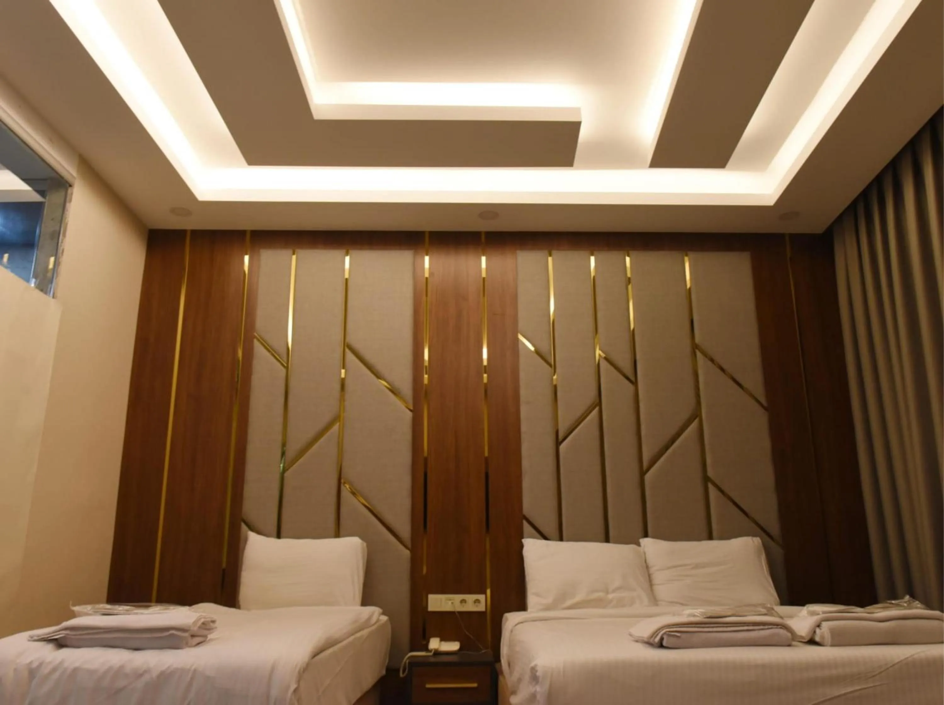 Bed in The Golden Pera's Hotel & Spa