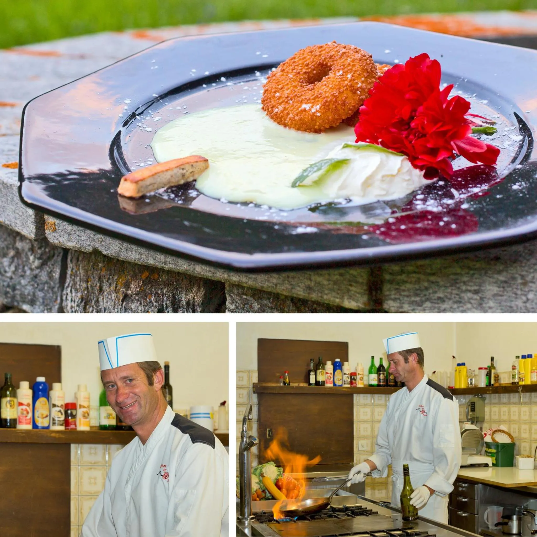 Food close-up in Hotel Adler