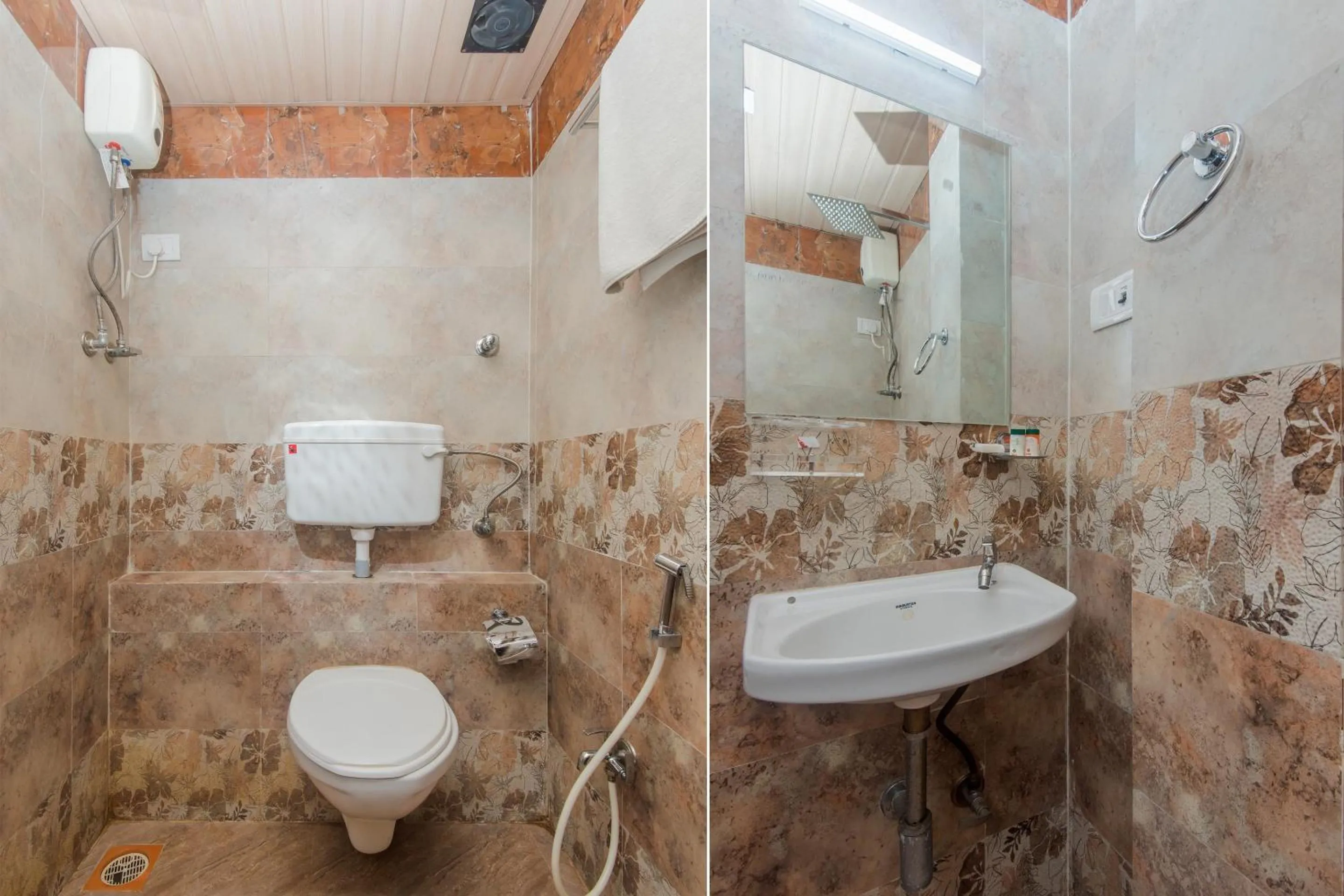 Bathroom in Super Hotel O Golden Nest Near Chhatrapati Shivaji International Airport