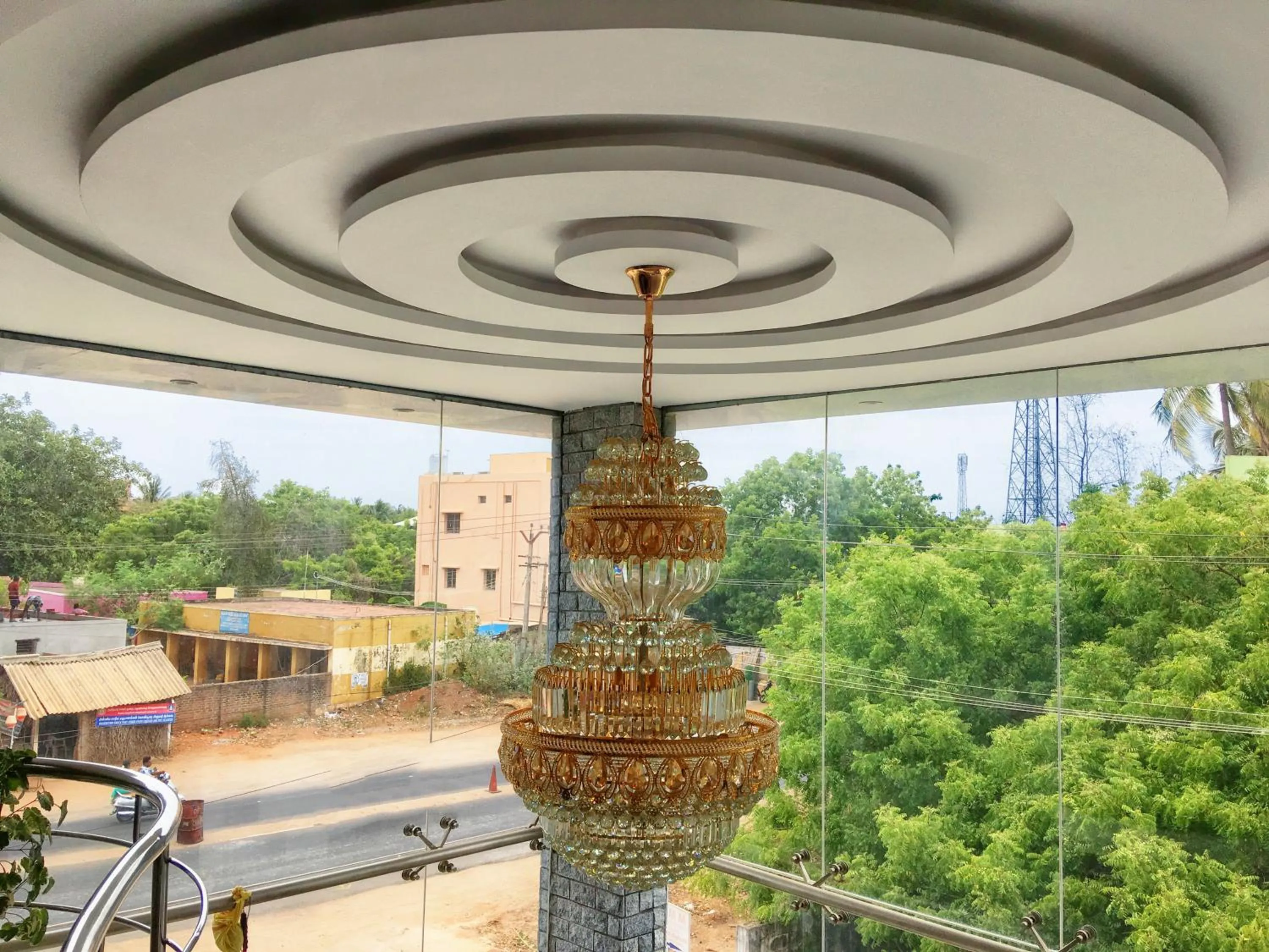 Decorative detail in White Pearl Residency