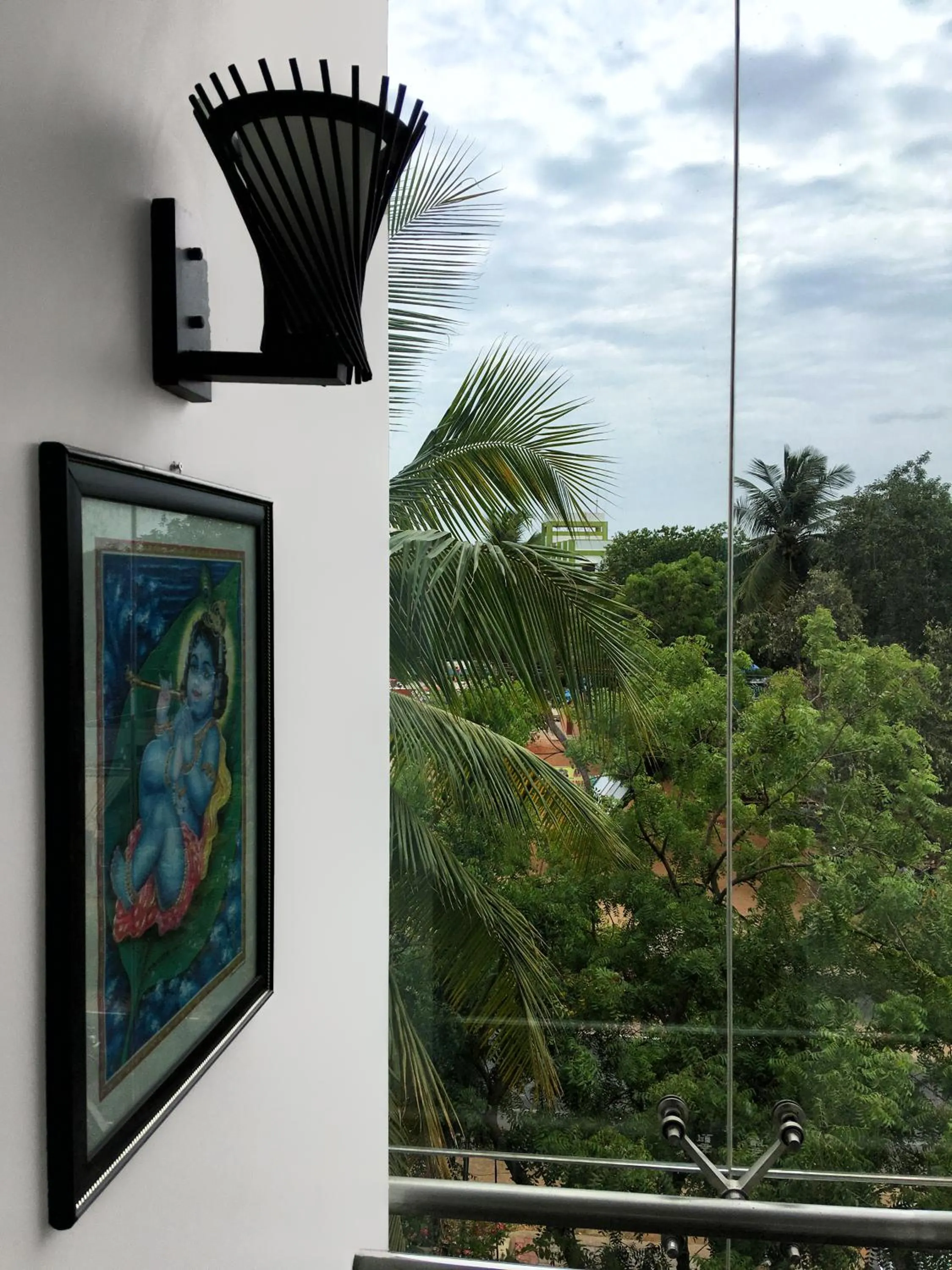 Garden view in White Pearl Residency