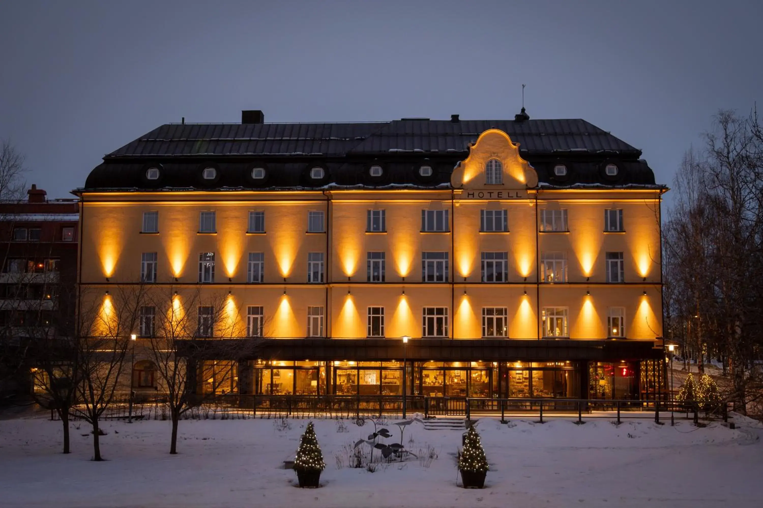 Property building in Piteå Stadshotell Property building in Piteå Stadshotell