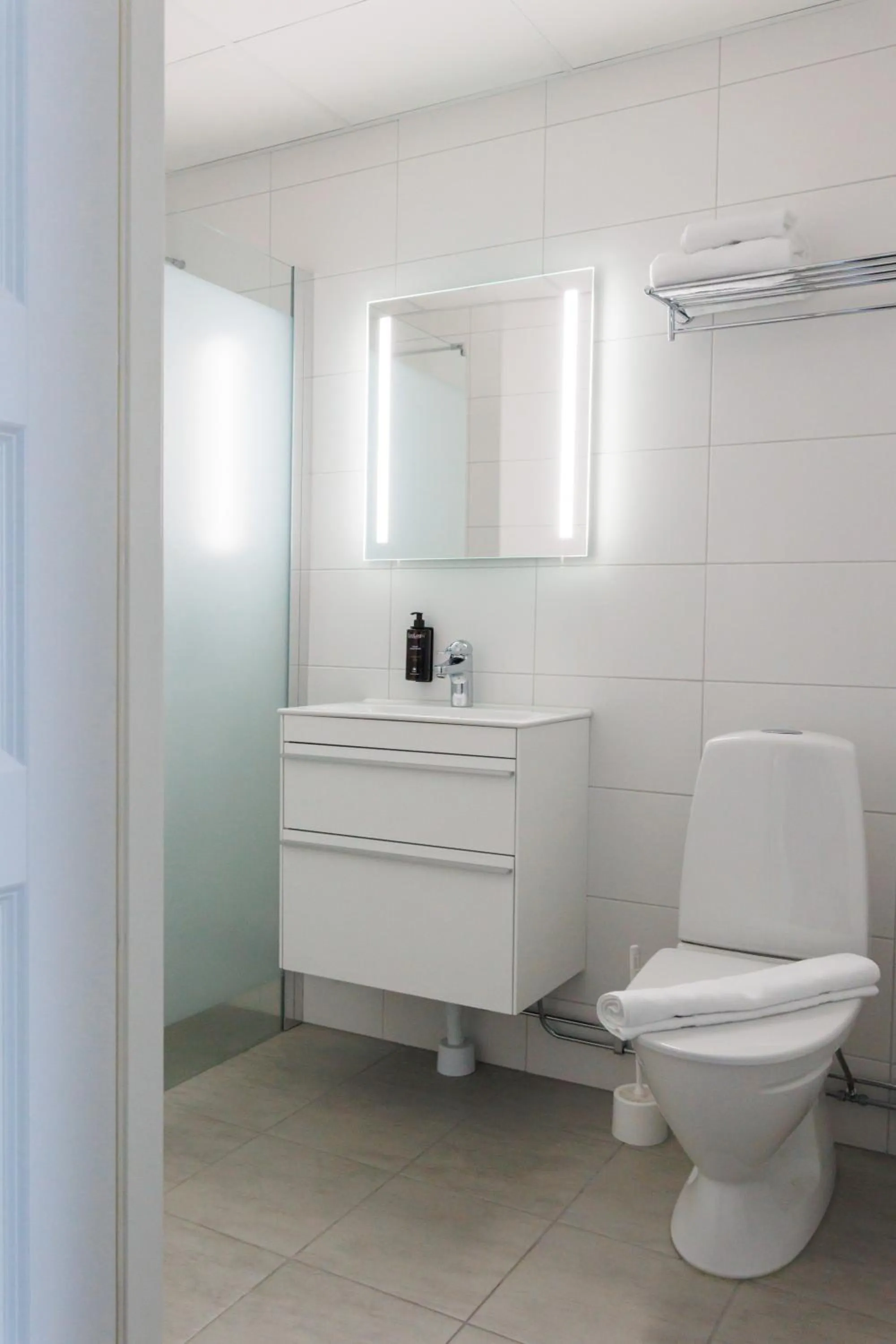 Bathroom in Piteå Stadshotell