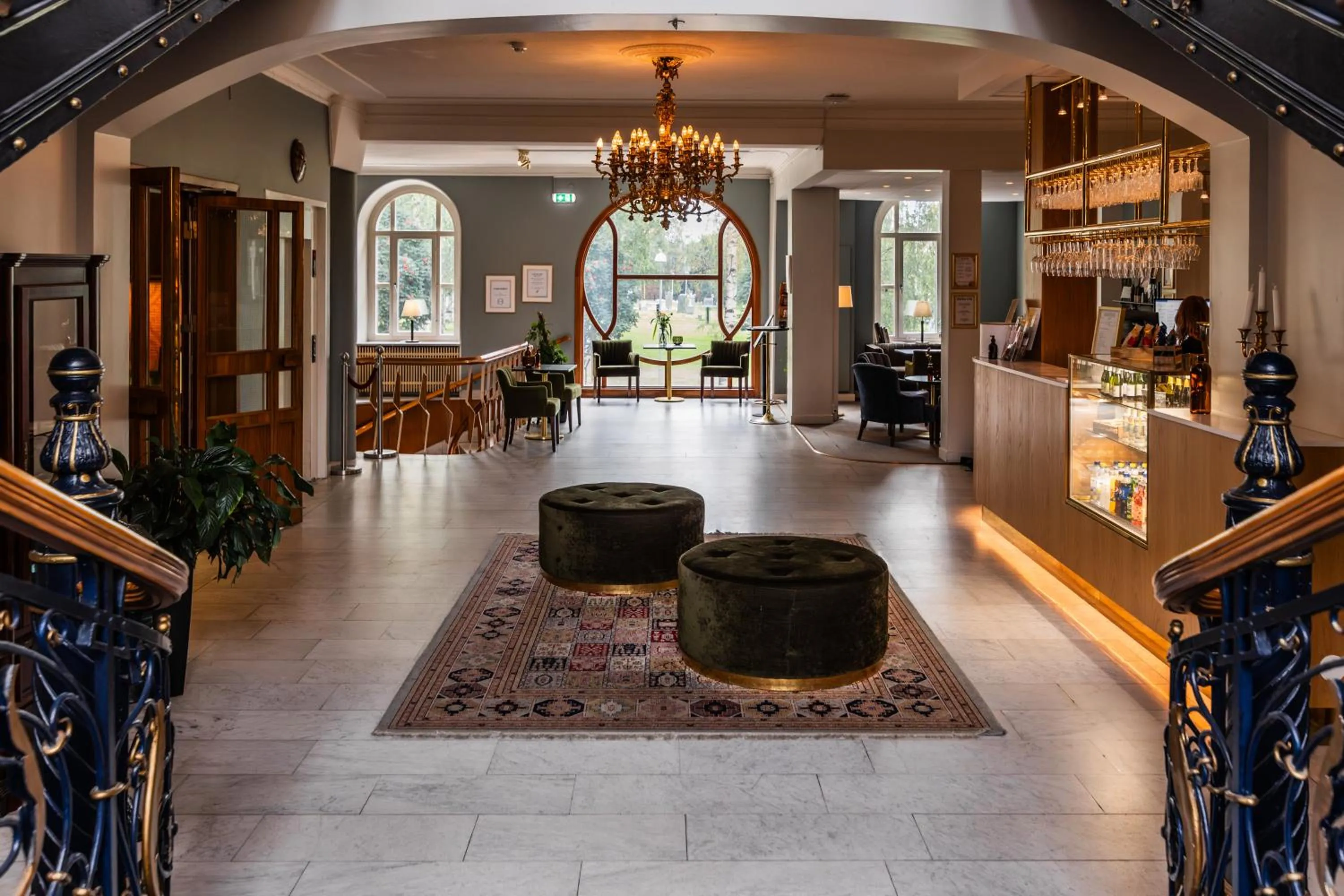 Lobby or reception in Piteå Stadshotell