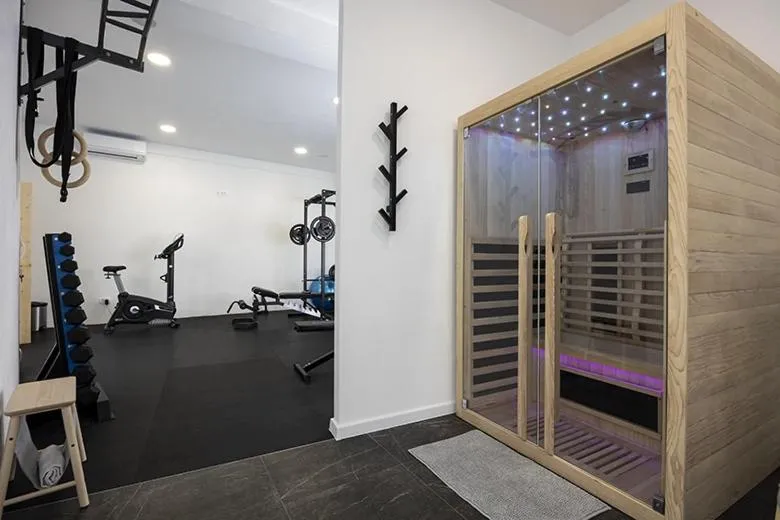 Fitness centre/facilities in Apartments Villa Mili