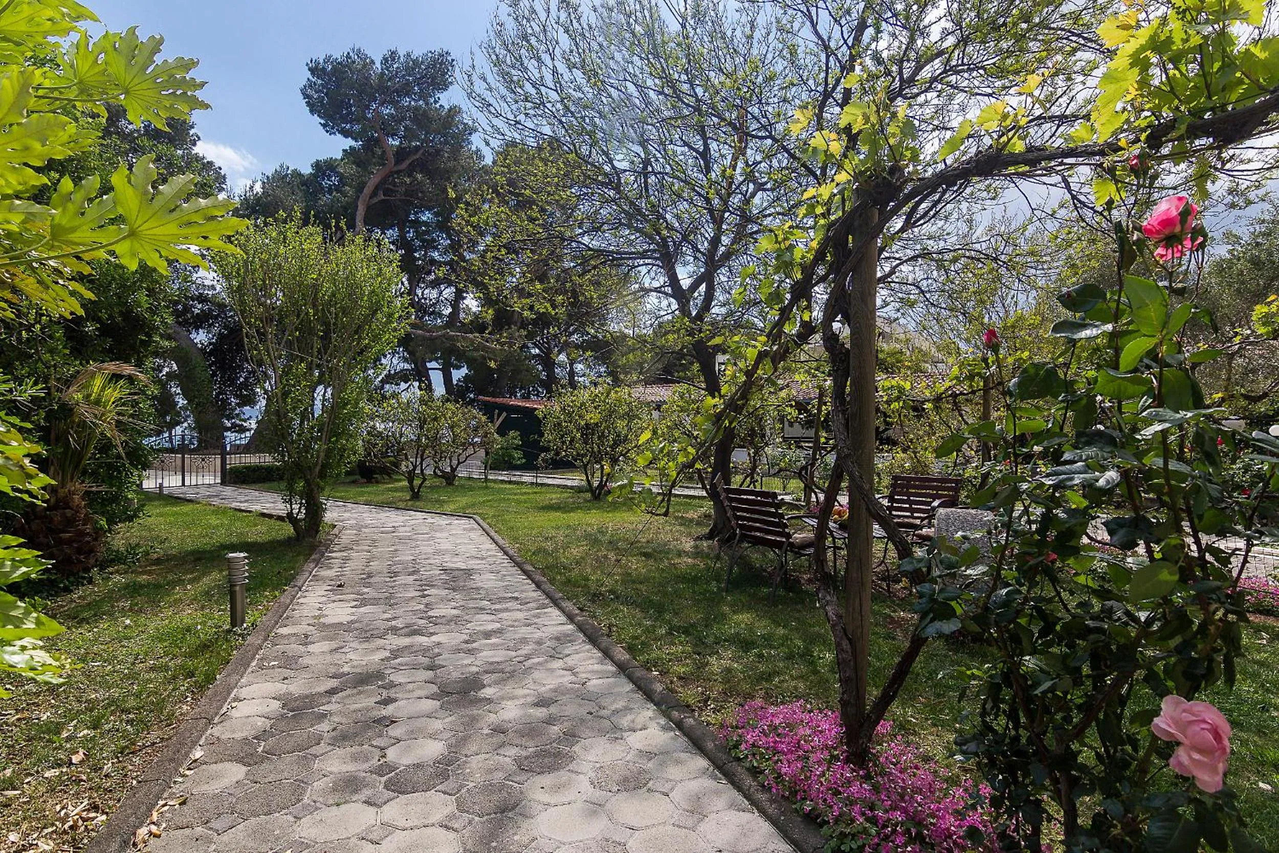 Patio in Apartments Villa Mili
