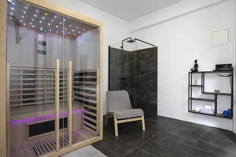 Sauna in Apartments Villa Mili